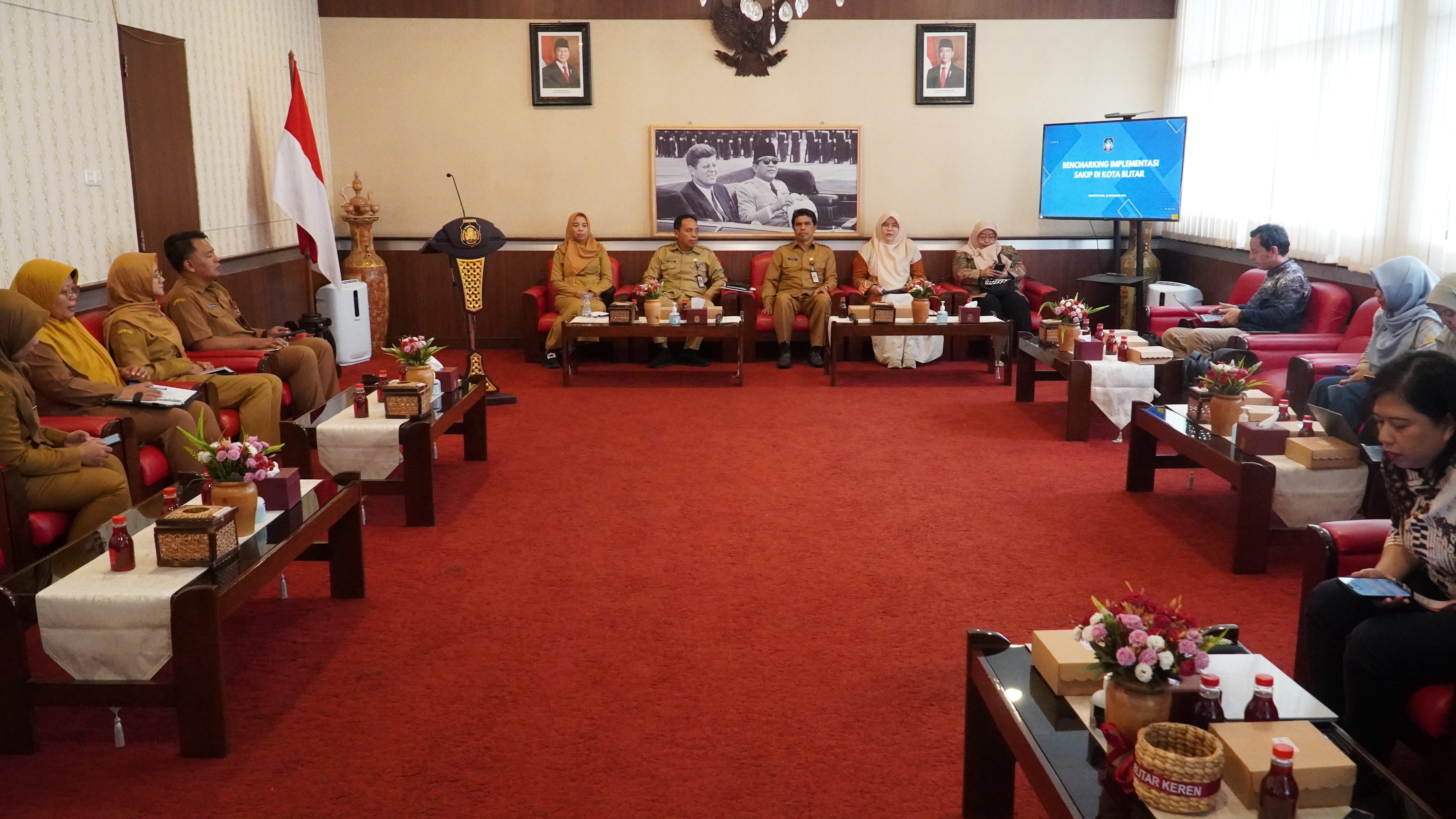 16 Desember 2024 - BENCHMARKING Implementasi SAKIP di Kota BLITAR di ruang SAMAPTALOKA