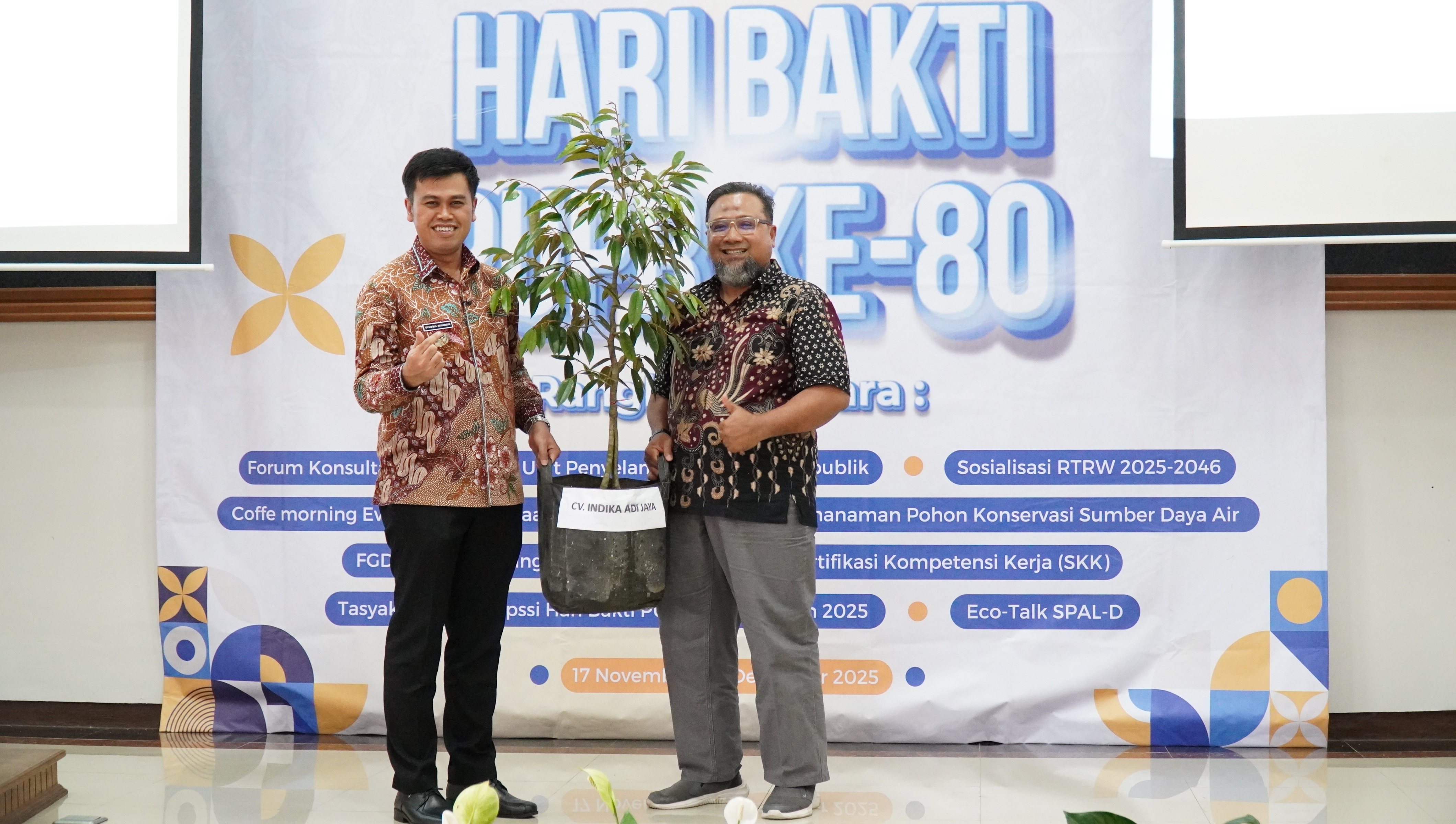 5 Desember 2025 - Peringatan HARI BHAKTI PUPR Ke-80 di Ruang Majapahit Dinas PUPR