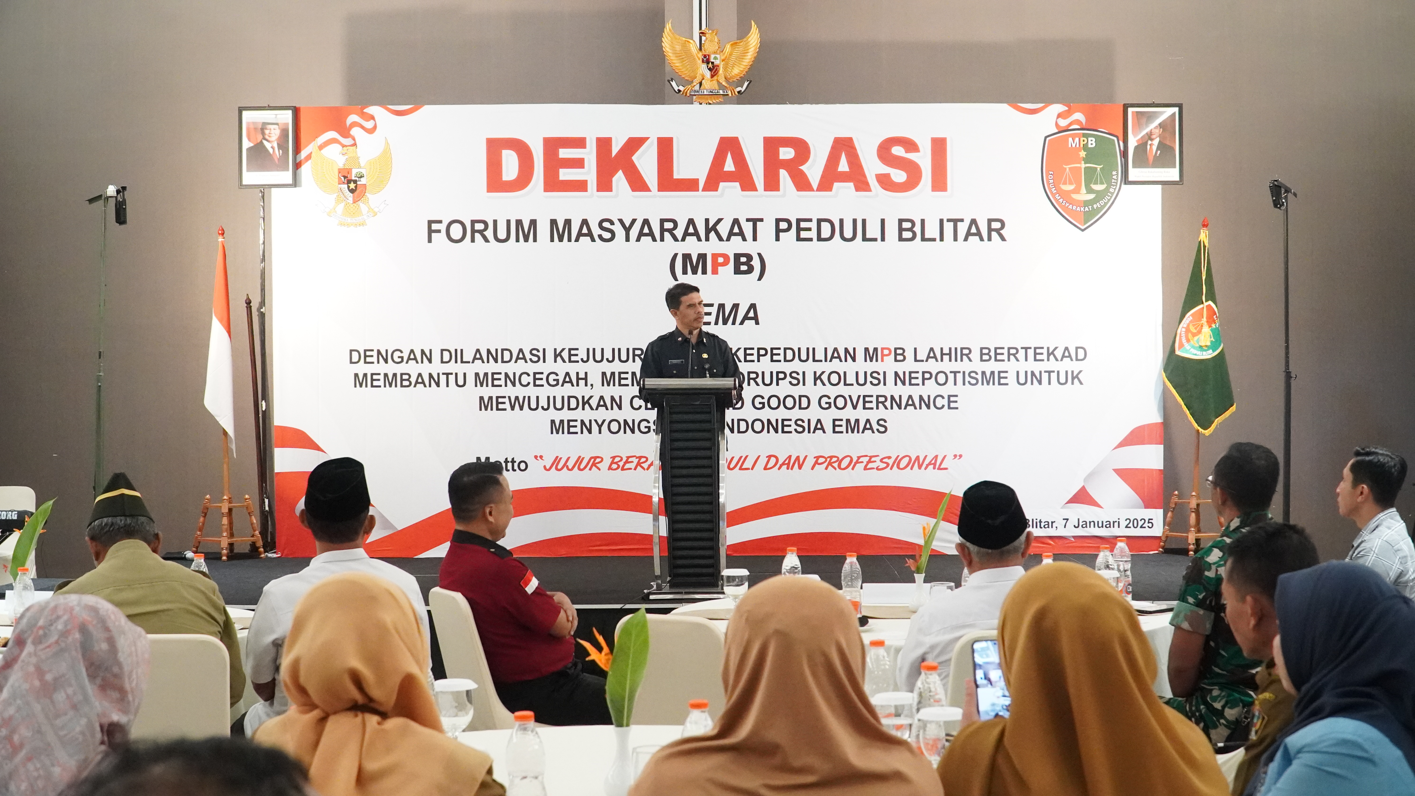 7 Januari 2025 - Deklarasi Forum Masyarakat Peduli Blitar di Ballroom Hotel SANTIKA