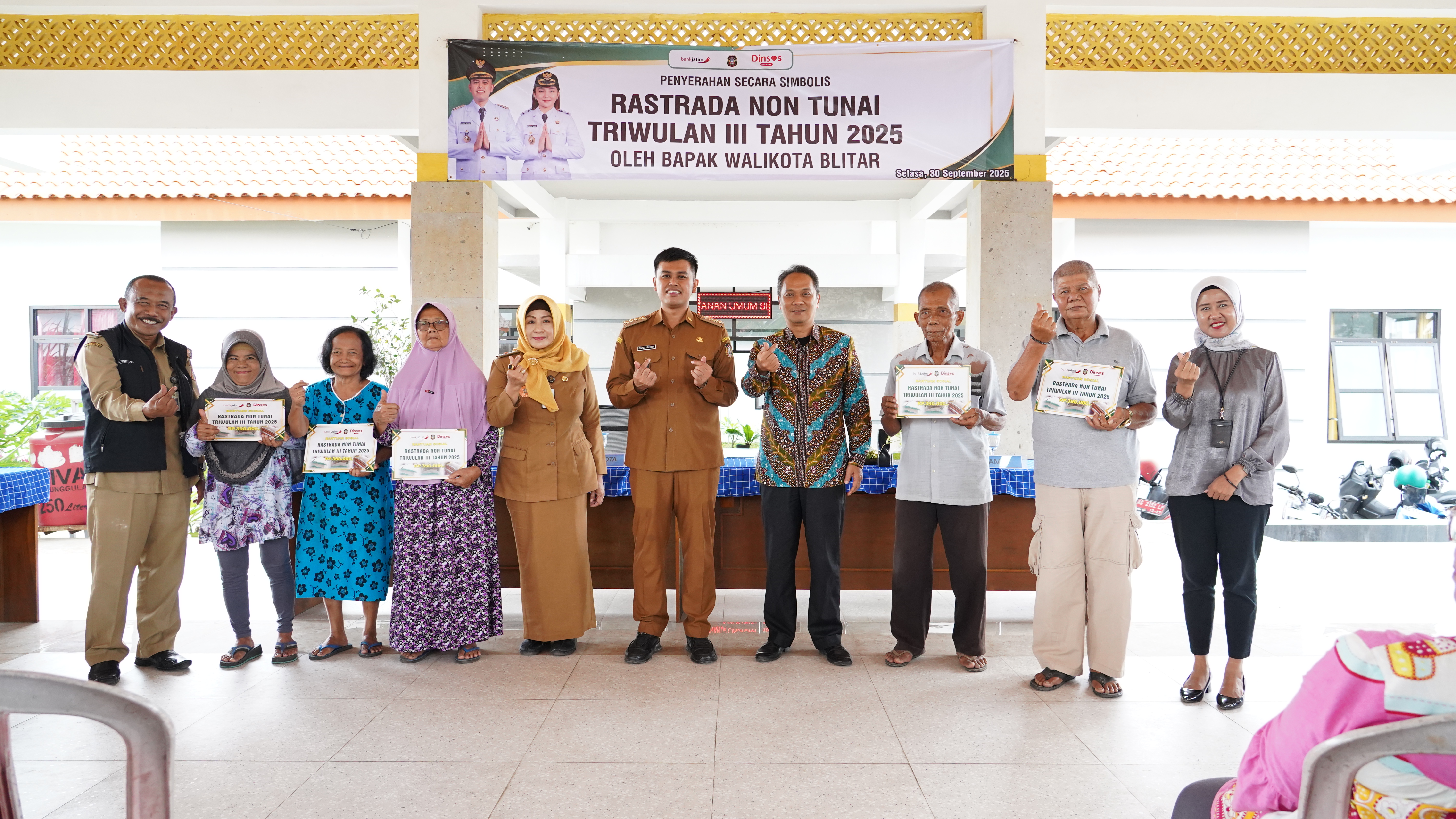 30 September 2025- Penyaluran RASTRADA NON TUNAI 3wulan Tahun 2025 (Kel.Rembang, Kel.Blitar, Kel.Kauman)