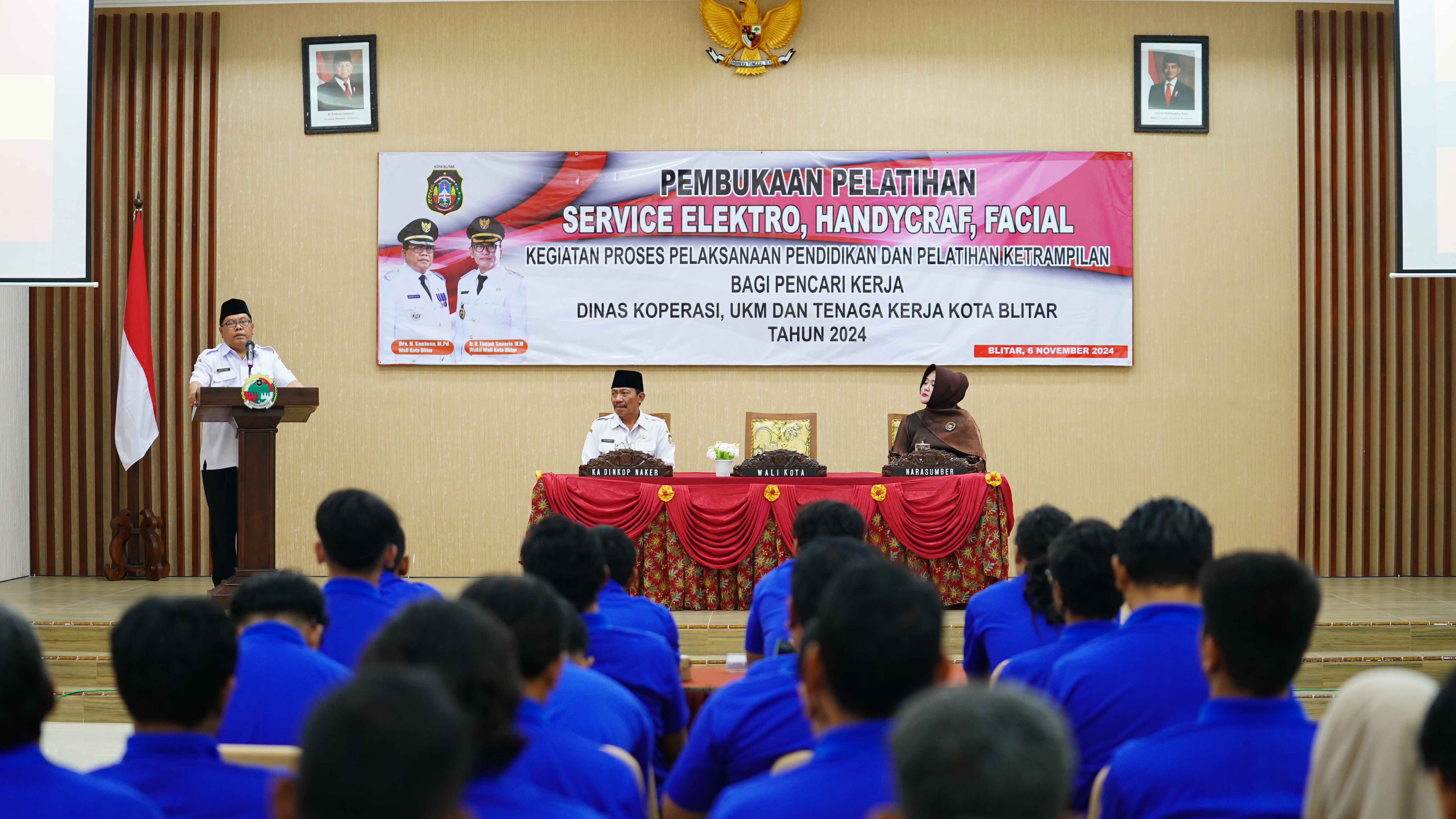 6 November 2024 - Pembukaan Pelatihan Facial, Servis Elektro, dan Handycraft  Tahun 2024