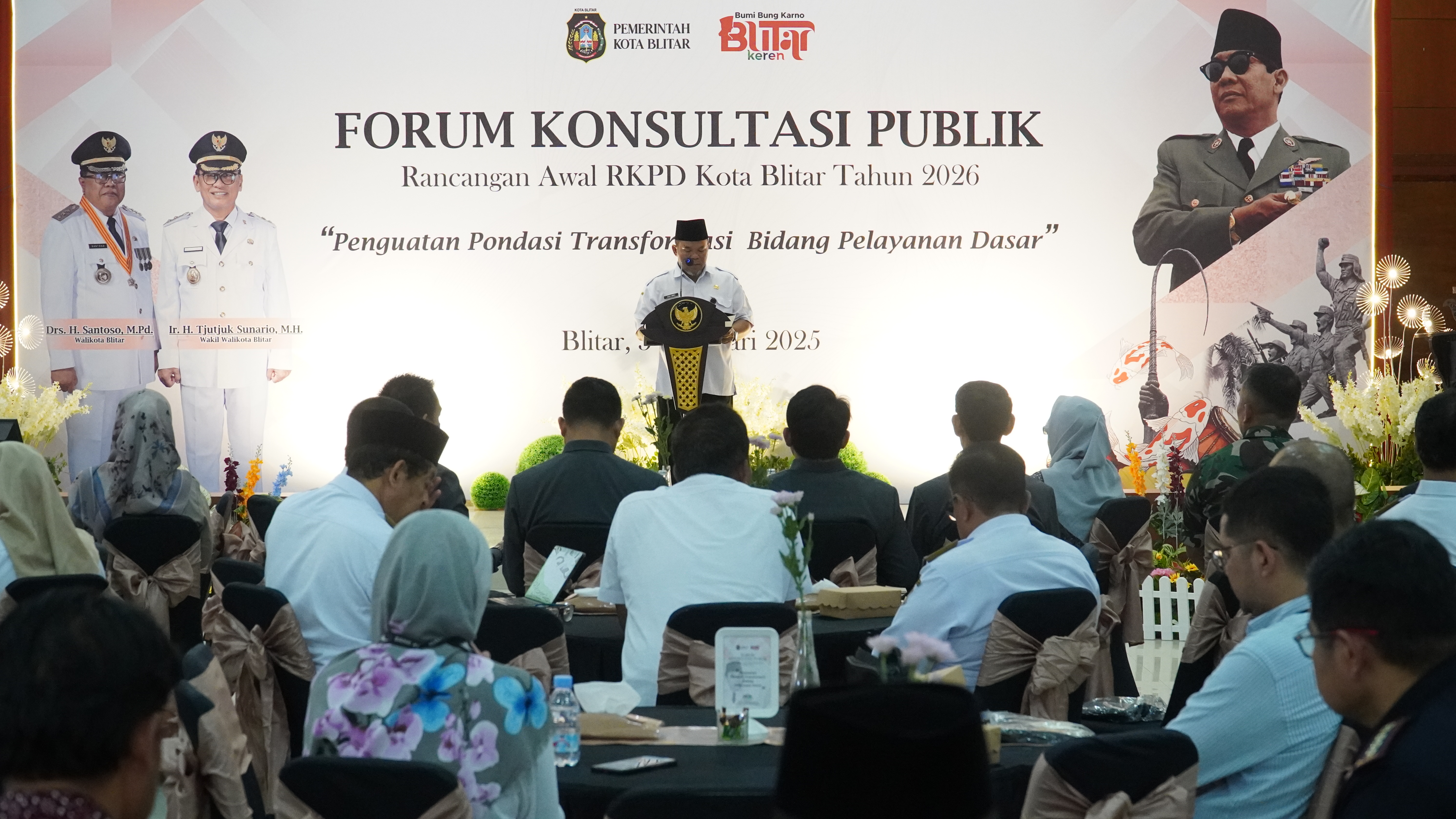 5 Februari 2025 - Pembukaan Forum Konsultasi Publik (FKP) Rancangan Awal RKPD Kota Blitar Tahun 2026