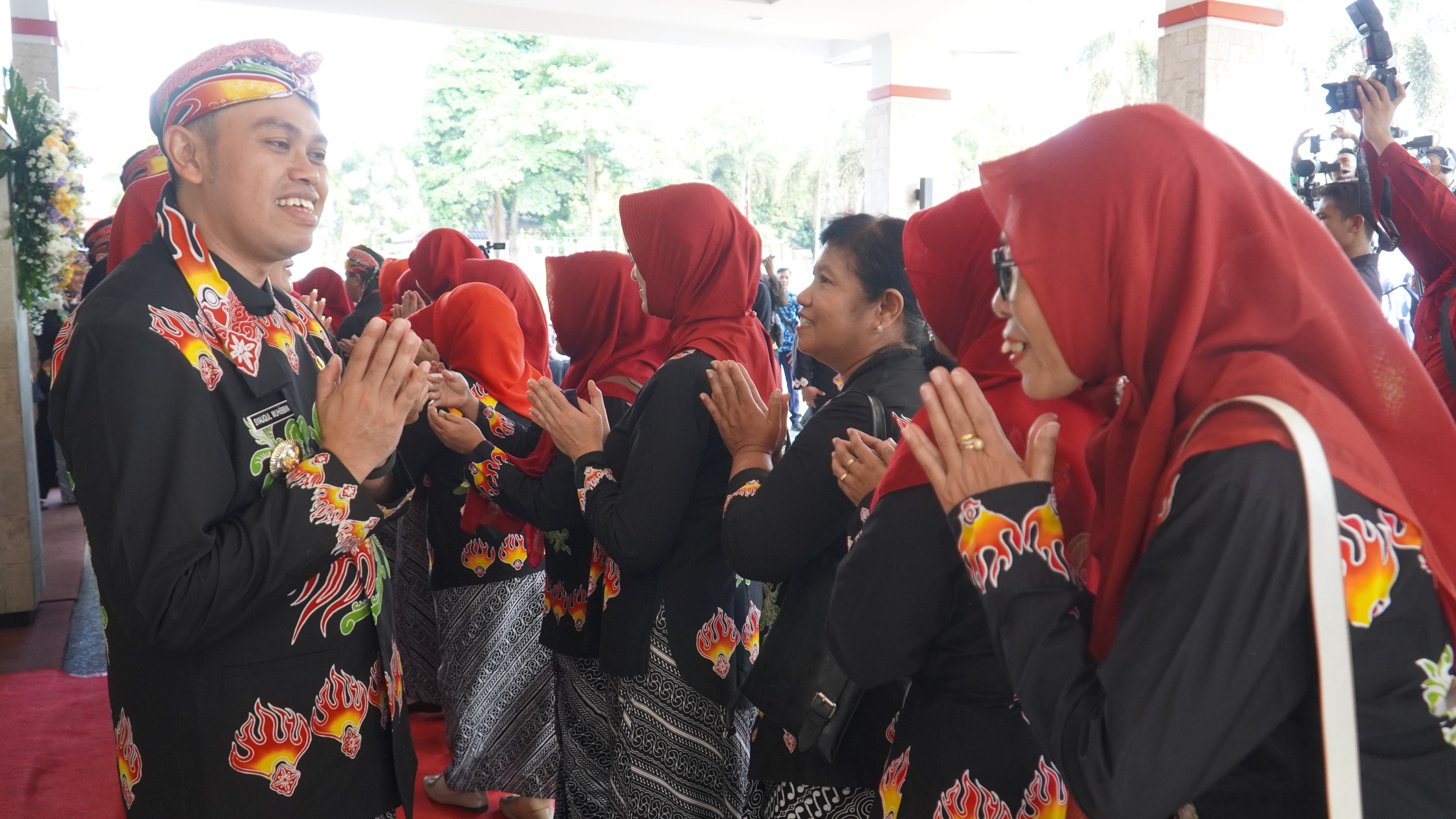 8 April 2025 - Halal Bihalal 1 Syawal 1446 H di Teras Kantor Wali Kota Blitar