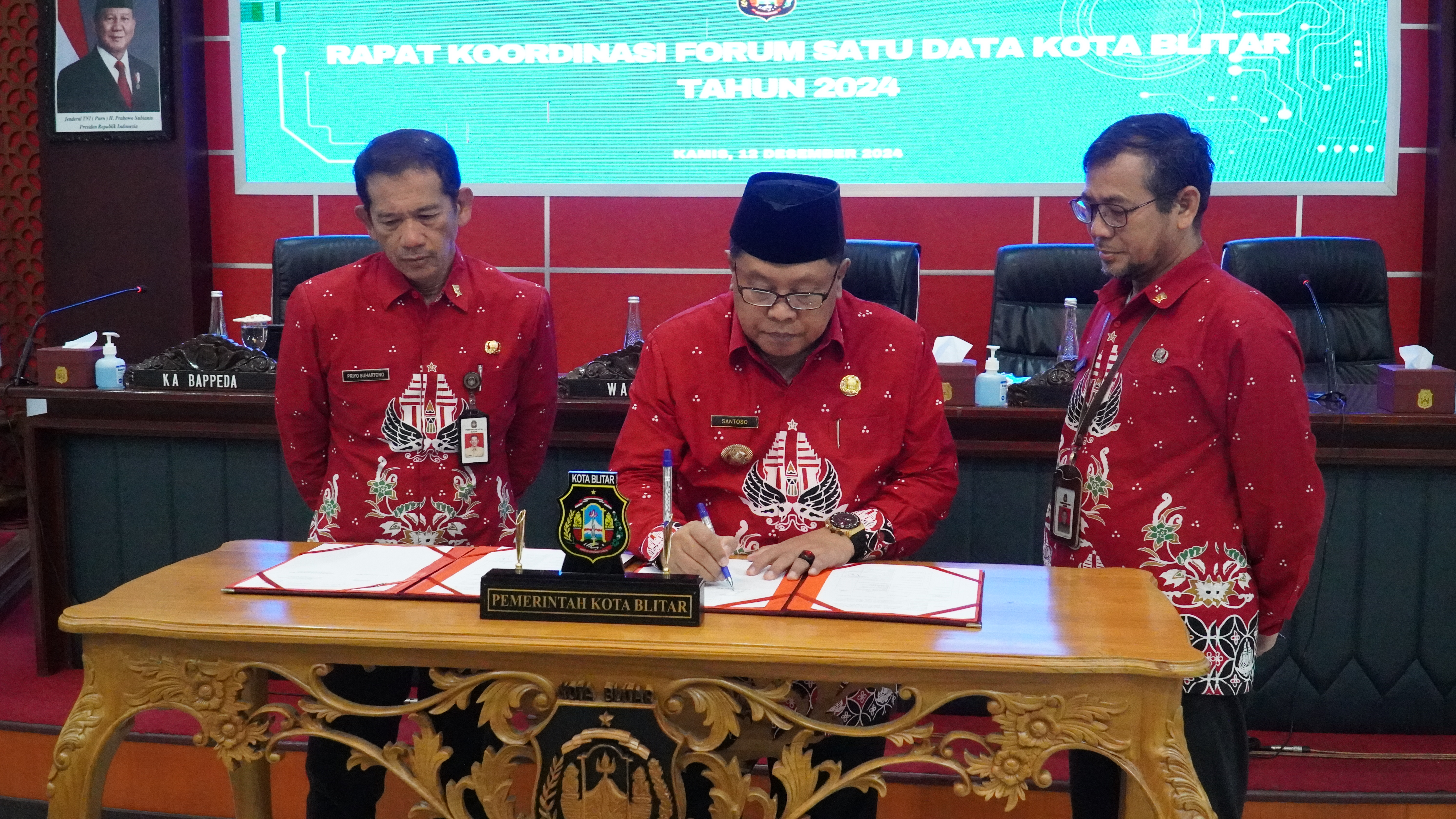 12 Desember 2024 - Rakor Forum Satu Data Kota Blitar Tahun 2024 secara hybrid
