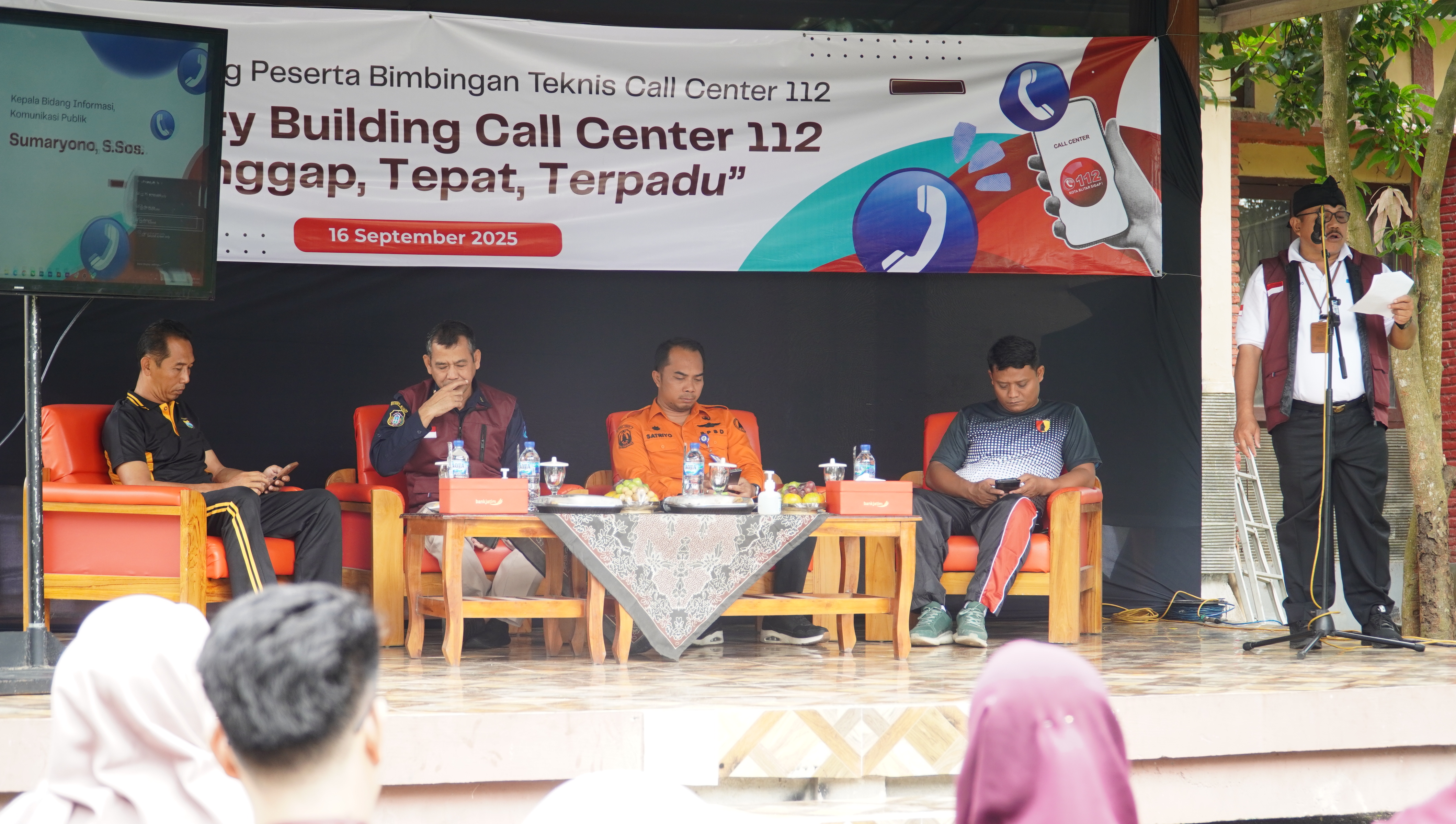 16 September 2025- BIMTEK CALL CENTER 112 di Kwarcab Gerakan Pramuka Kota Blitar