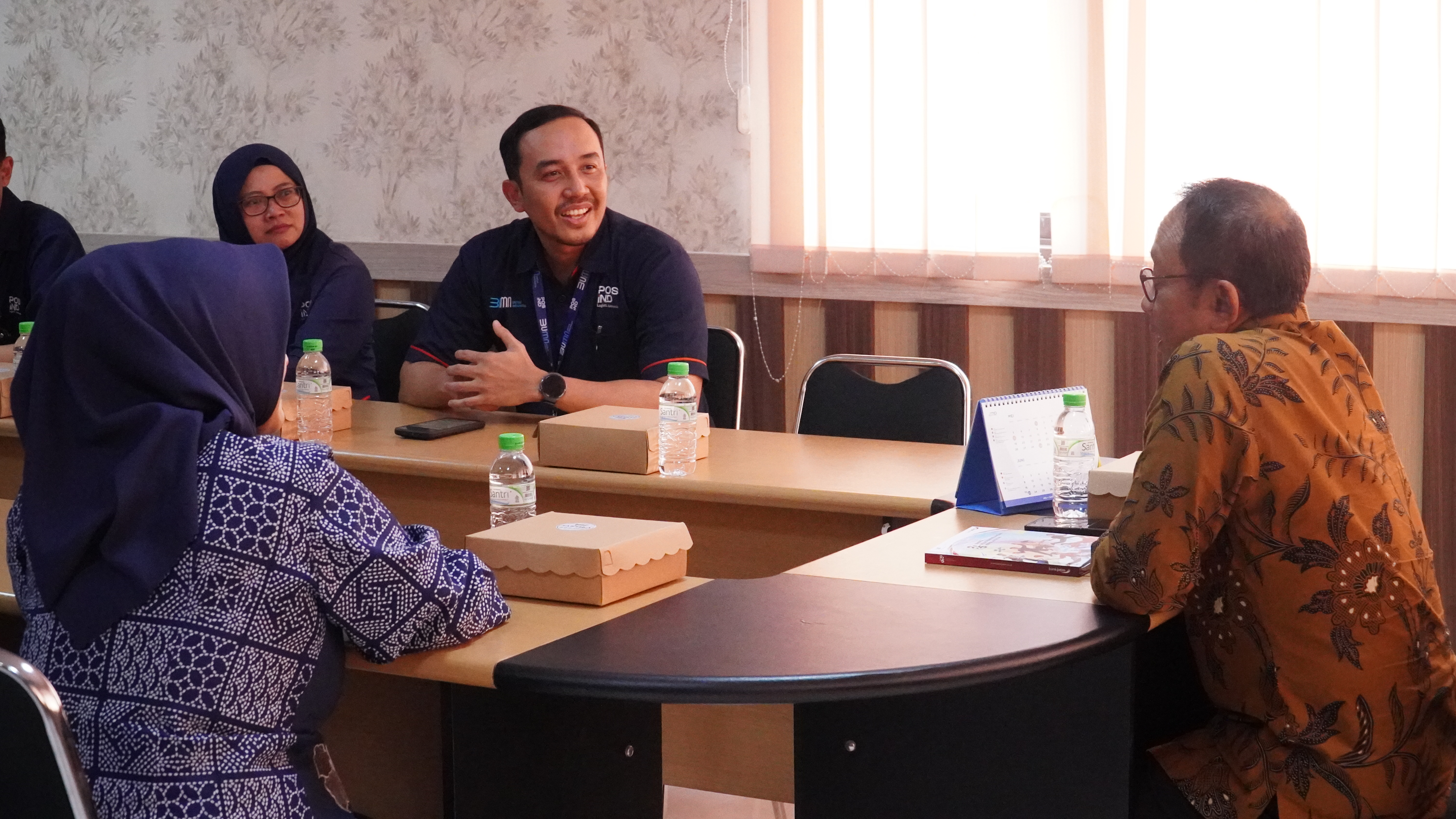21 Mei 2025 - Audensi PT POS Indonesia KC Kota Blitar di Ruang Rapat Lt 2 BPKAD