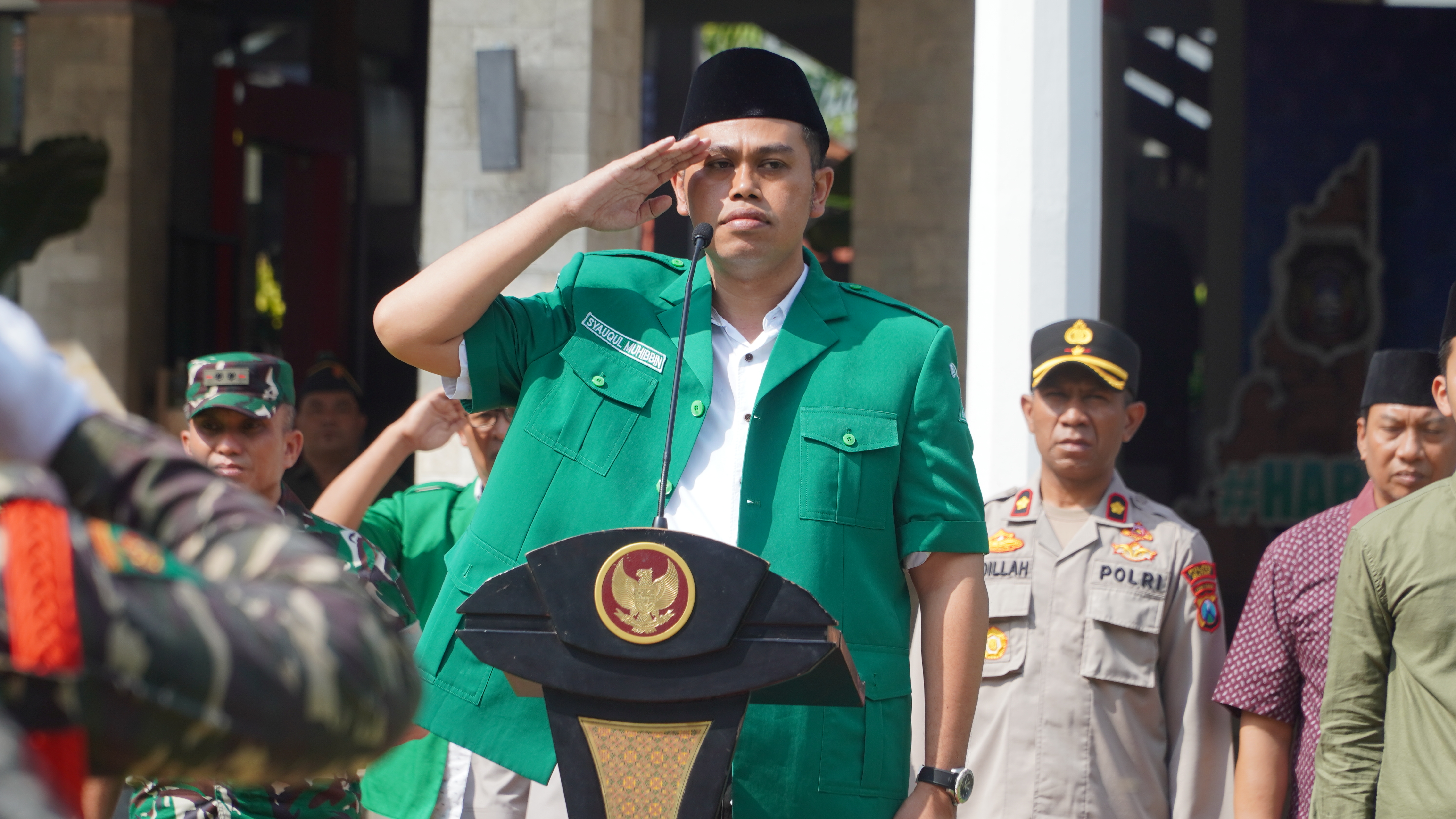 13 April 2025 - Apel Pemberangkatan GP ANSOR BLITAR RAYA ke Surabaya
