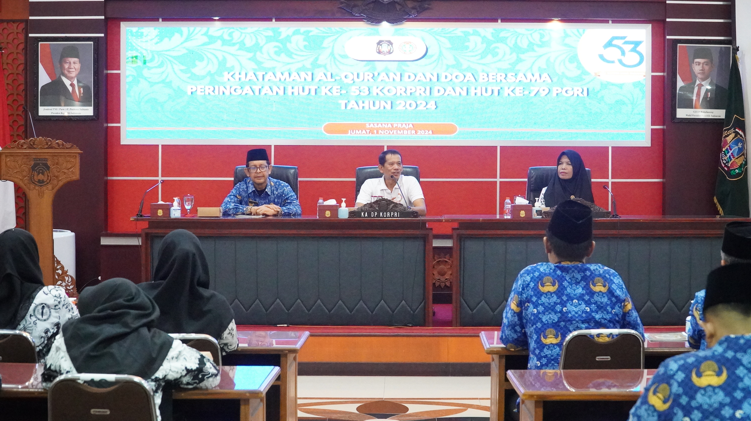 1 November 2024 - Sambutan Acara KHOTMIL QUR'AN (KORPRI)