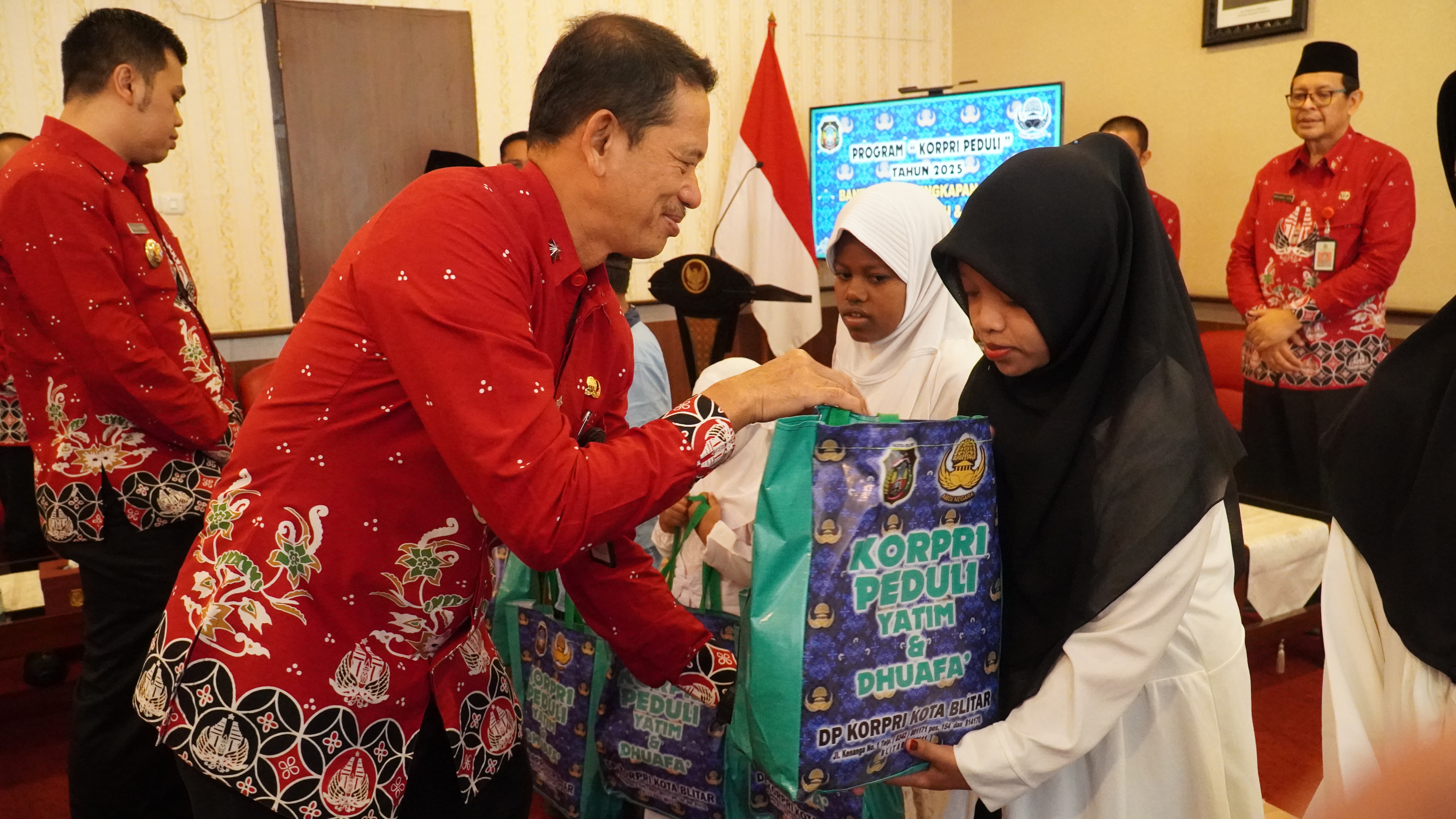 27 Maret 2025 - Penyerahan Bantuan KORPRI PEDULI YATIM PIATU &amp; DUAFA