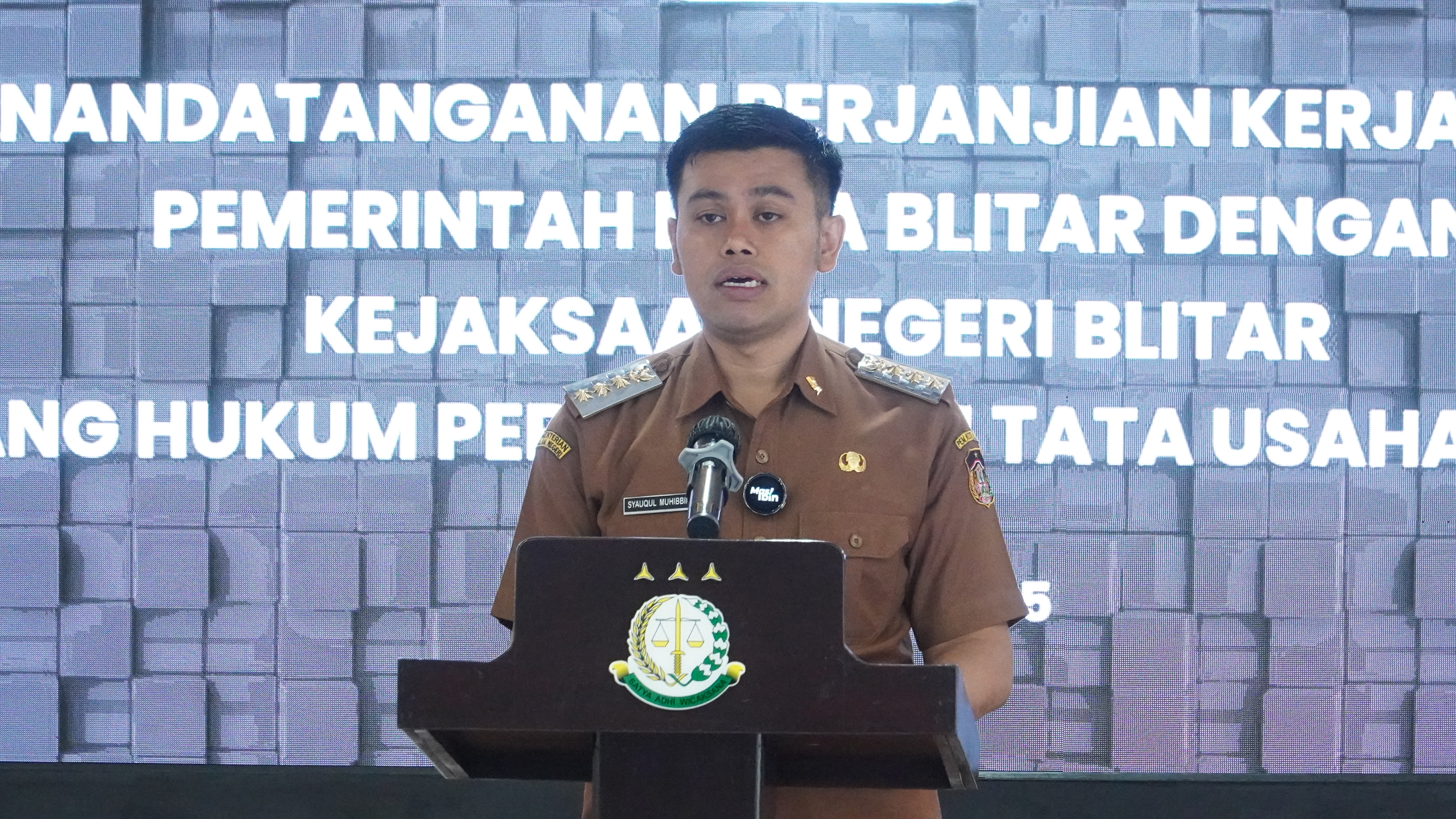6 Mei 2025 - MOU &amp; Perjanjian Kerja Sama antara Pemkot Blitar &amp; Kejaksaan Negeri Blitar