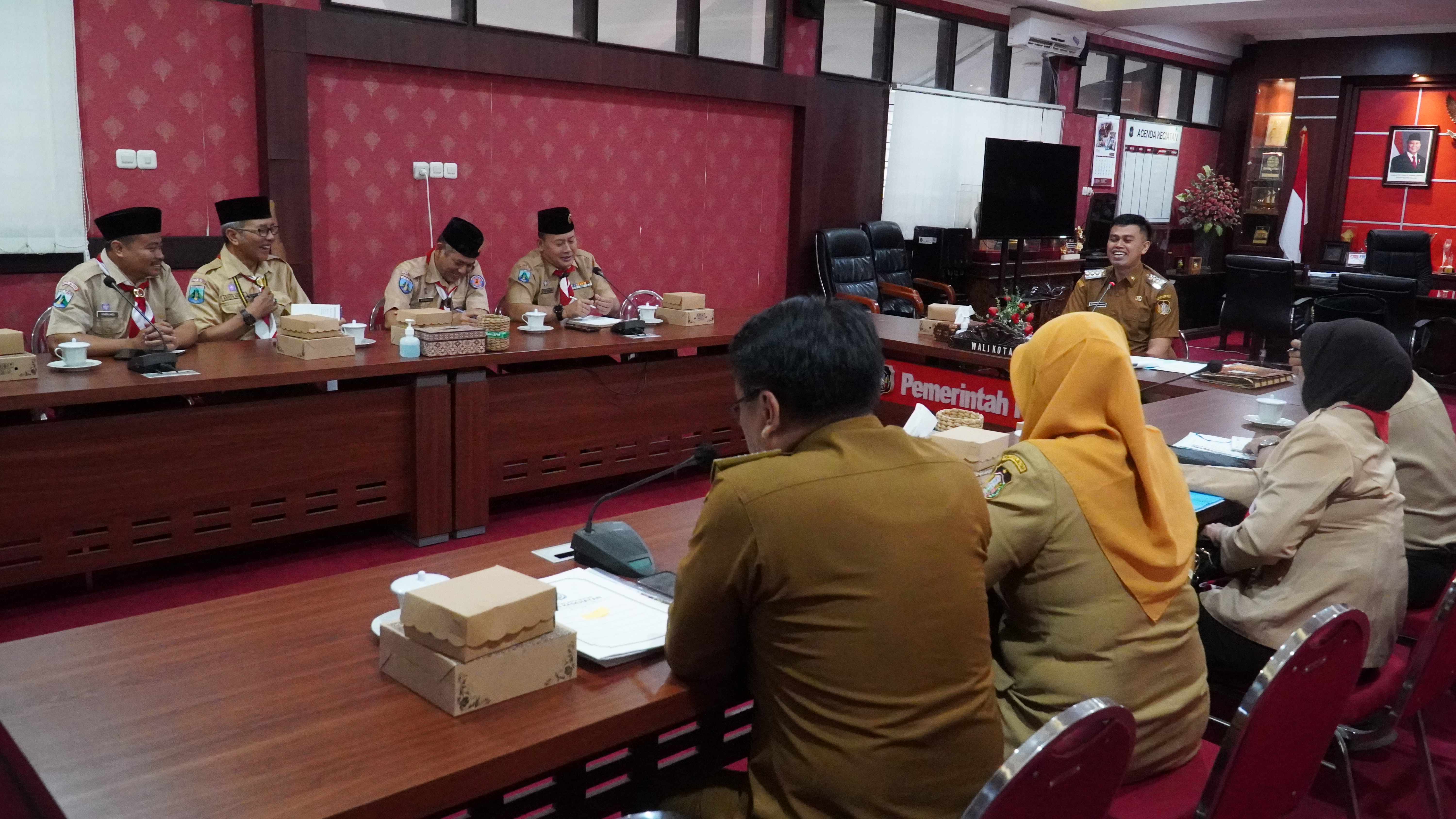 29 Juli 2025-Audensi dengan Pramuka Kwarcab Kota Blitar