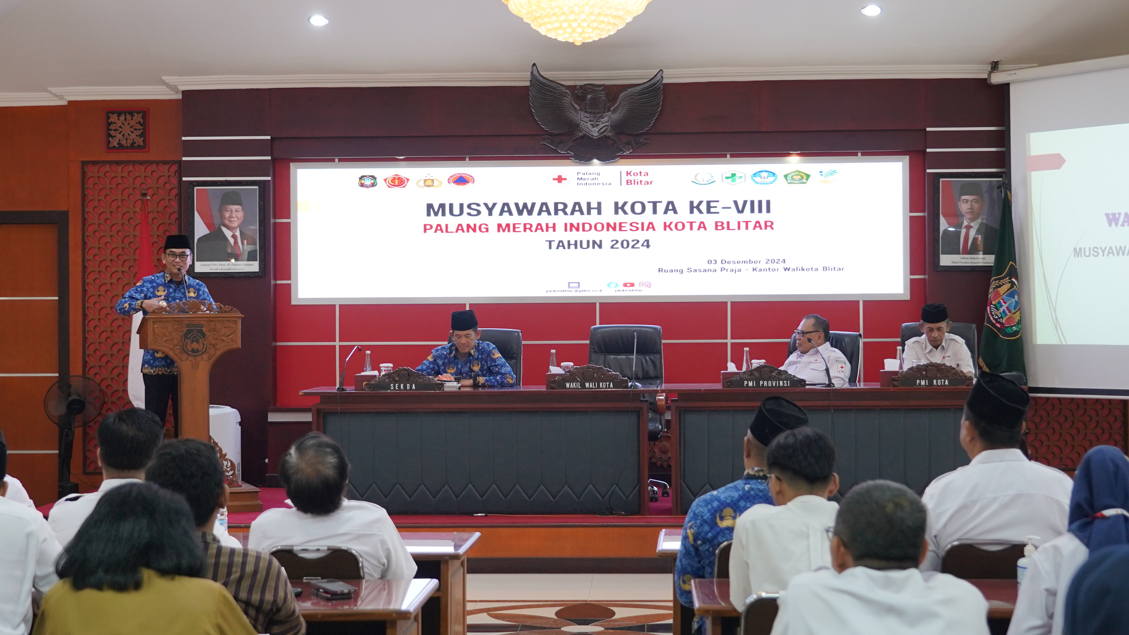 3 Desember 2024 -  Pembukaan  MUSKOT  K-VIII PMI KOTA BLITAR