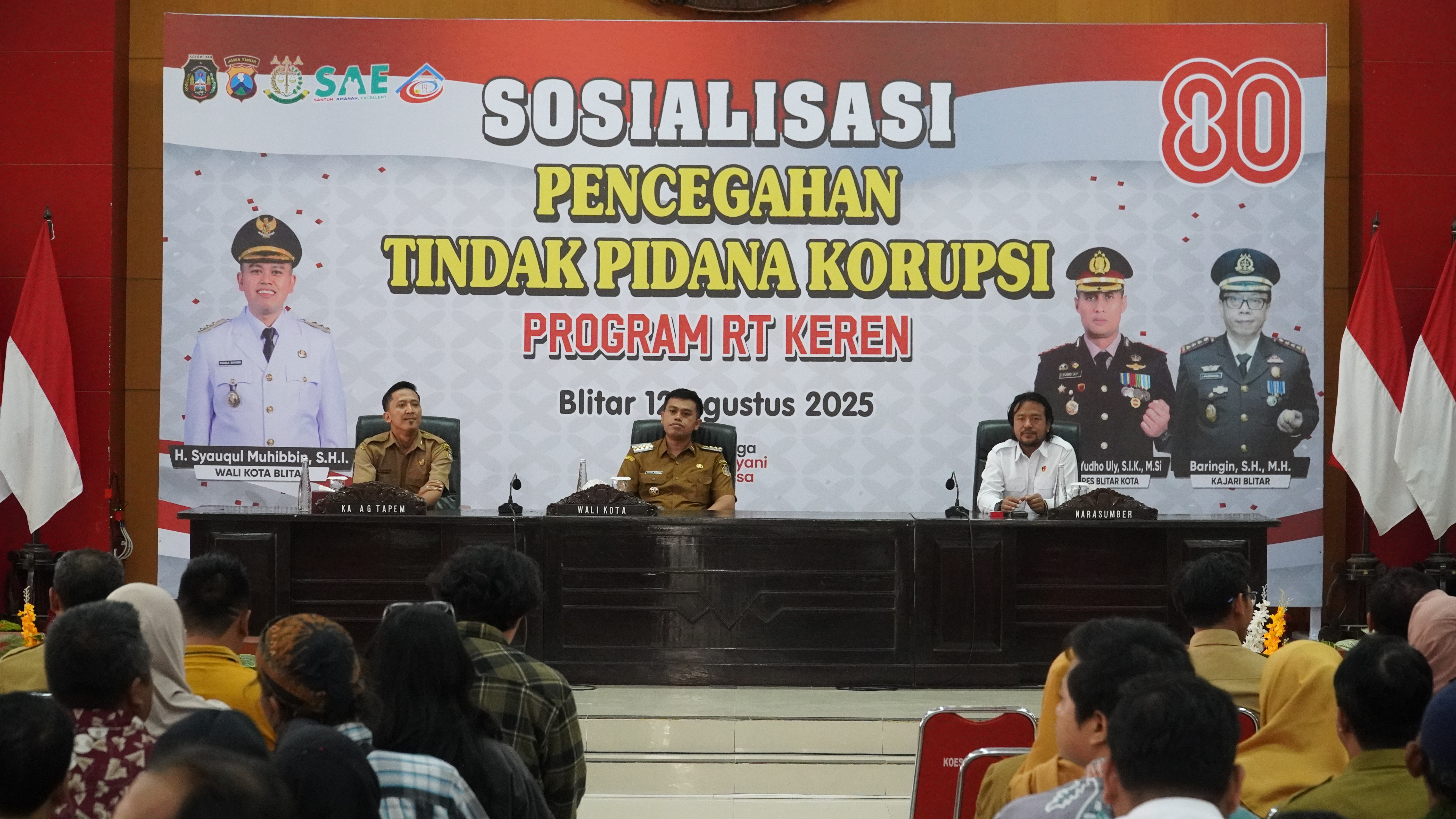 12 Agustus 2025-Pembukaan Sosialisasi Pencegahan Tindak Pidana Korupsi bagi Pelaksana Program RT KEREN