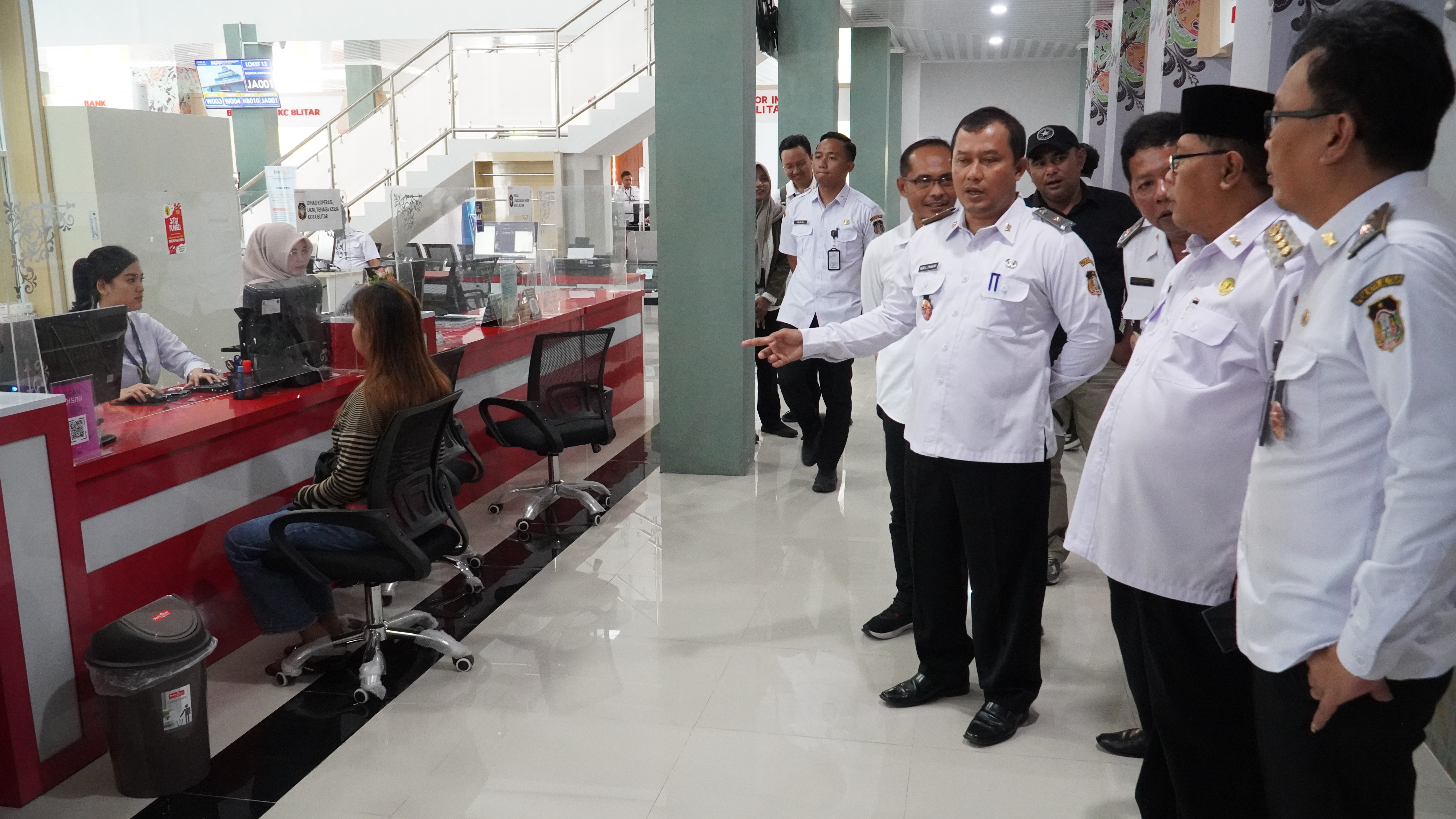 5 Februari  2025 - Peninjauan MALL PELAYANAN PUBLIK Kota Blitar di JL. Cokroaminoto