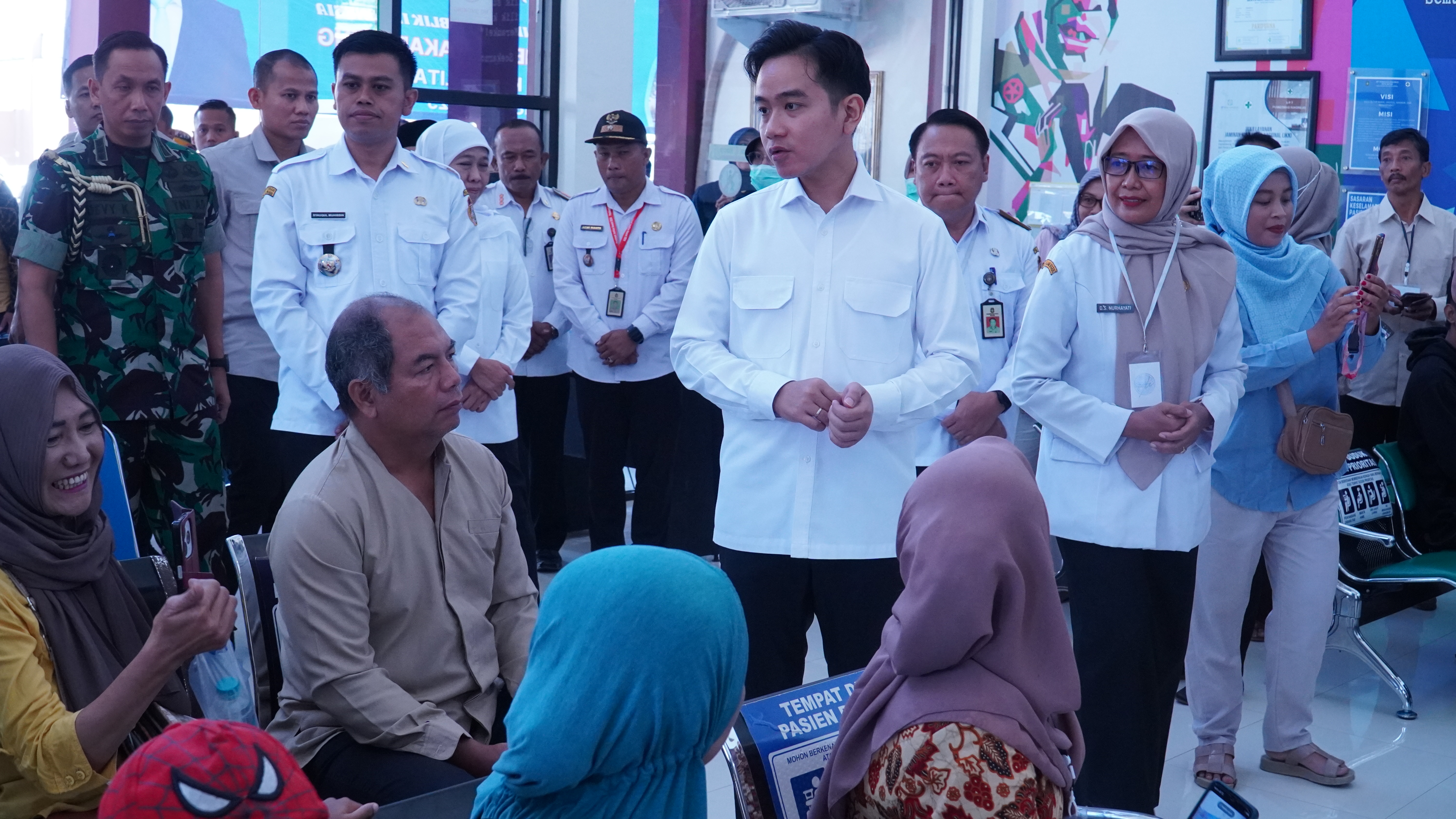 18 Juni 2025 - Peninjauan CEK KESEHATAN GRATIS oleh WAPRES RI di Puskesmas Sukorejo