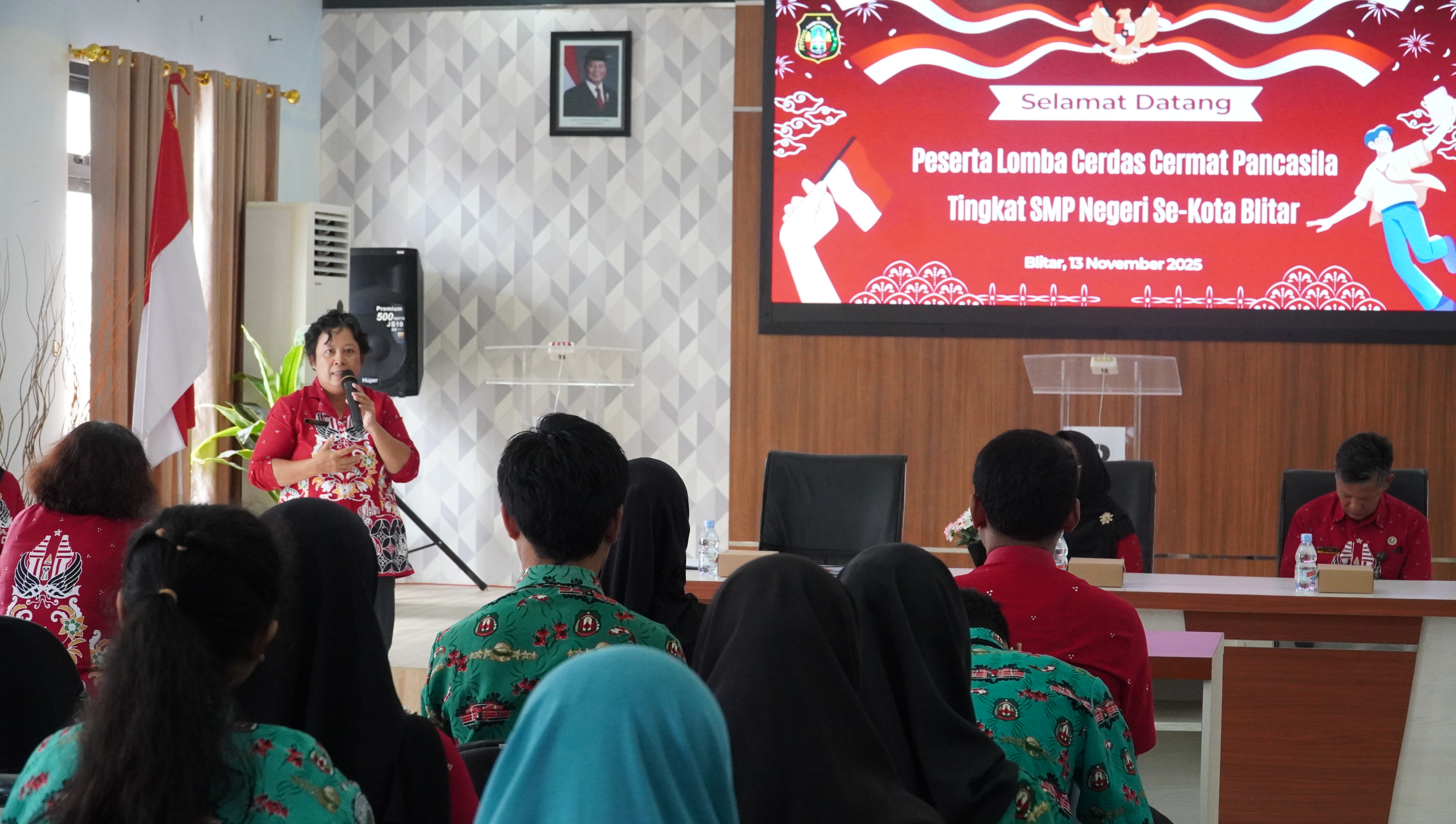 13 Novemer 2025- Lomba Cerdas Cermat PANCASILA tingkat SMP Negeri se-Kota Blitar
