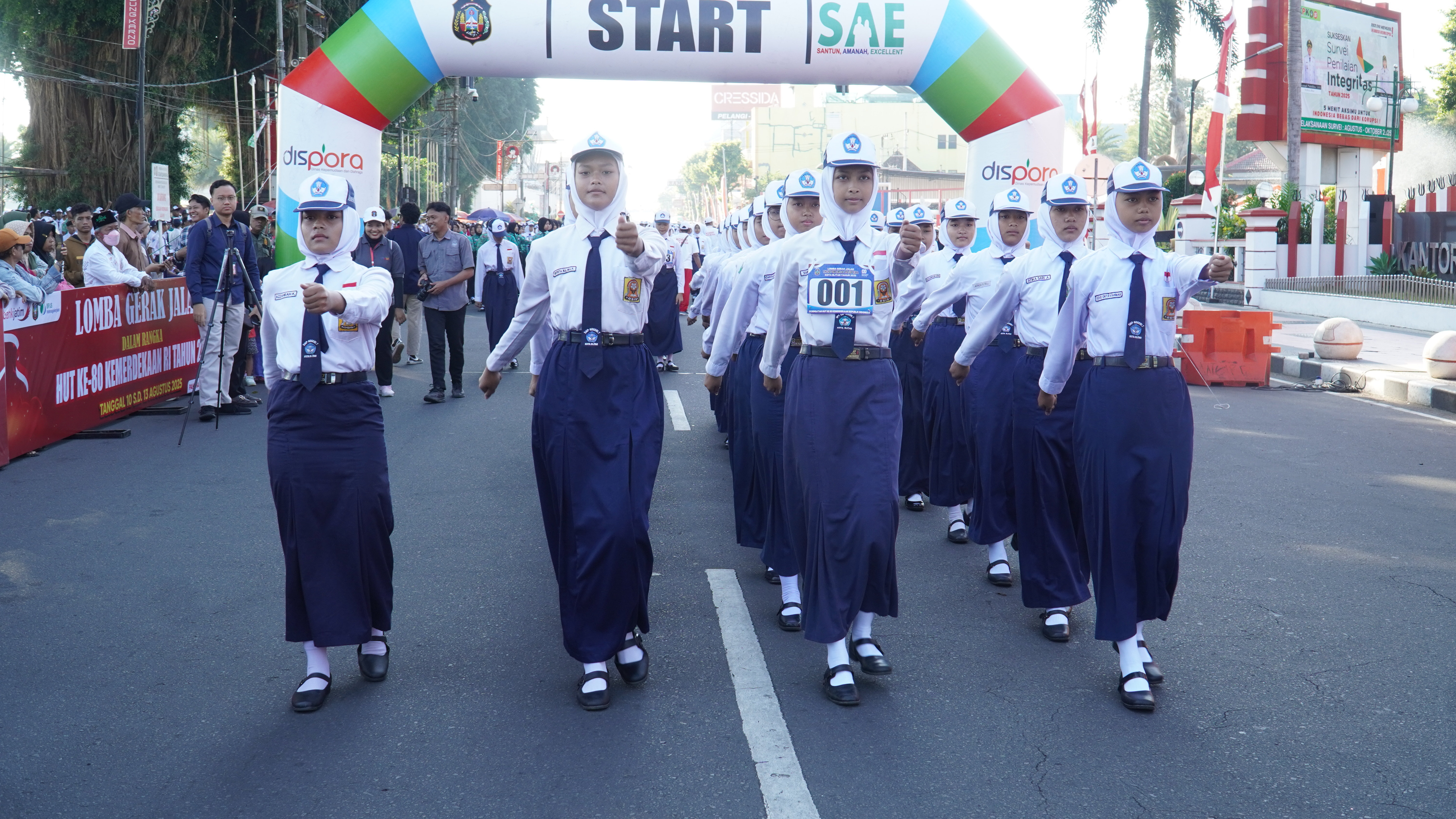 12 Agustus 2025-Pemberangkatan Lomba Baris Berbaris Tingkat SMP SMA Sederajat