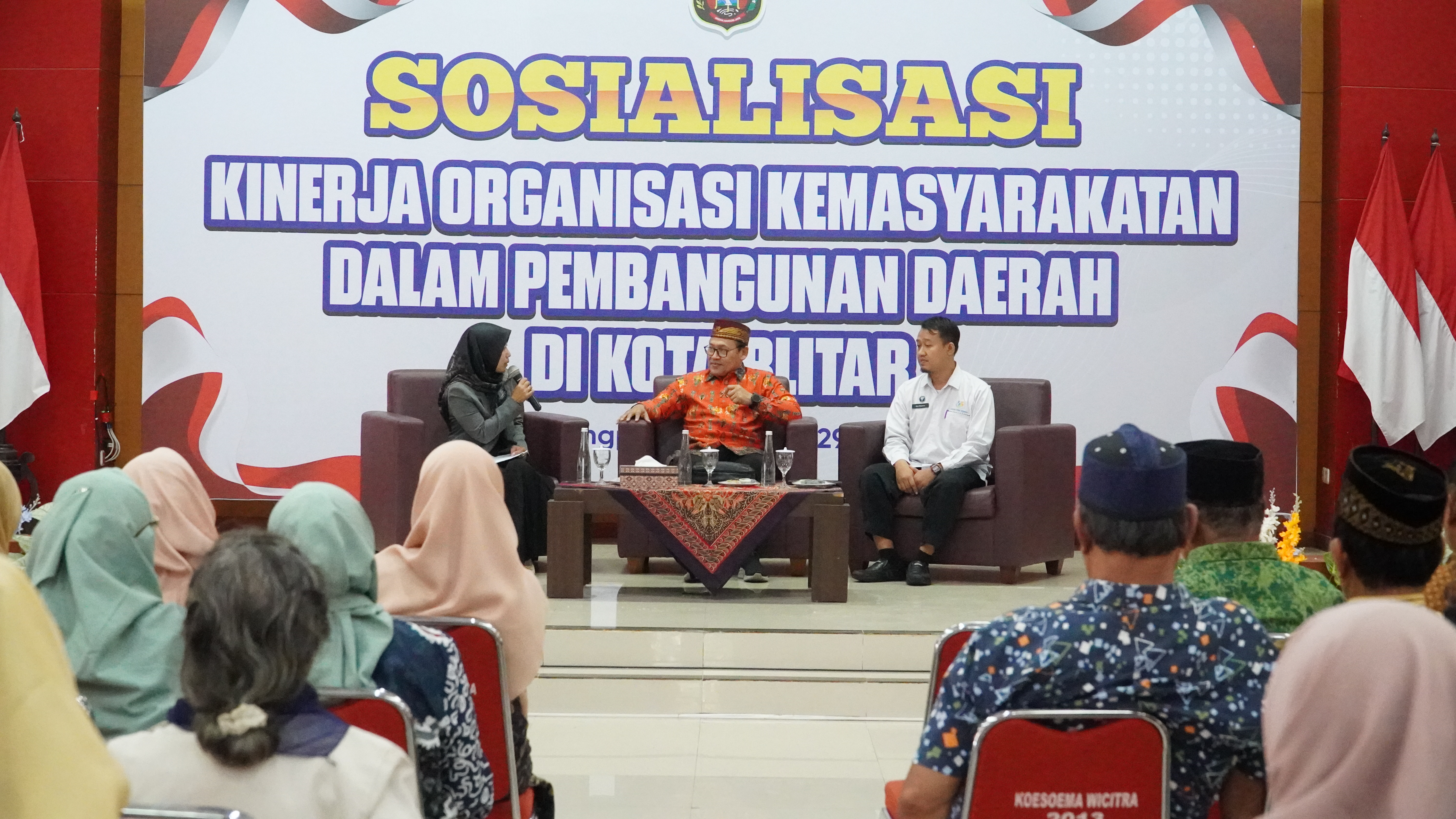 29 Juli 2025-Pembukaan Sosialisasi Peran Kerja Organisasi Kemasyarakatan Dalam Pembangunan Daerah di Kota Blitar