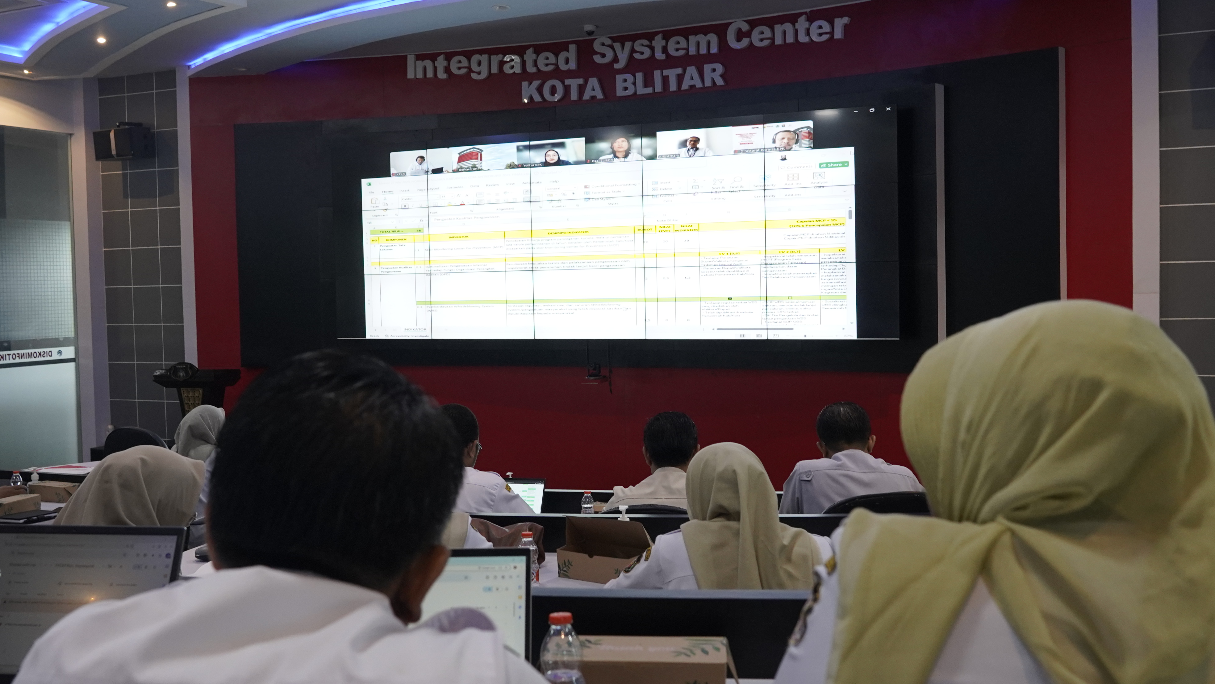 28 Mei 2025 - Monitoring Pemenuhan Indikator Kabupaten Kota Anti-korupsi oleh Tim KPK RI
