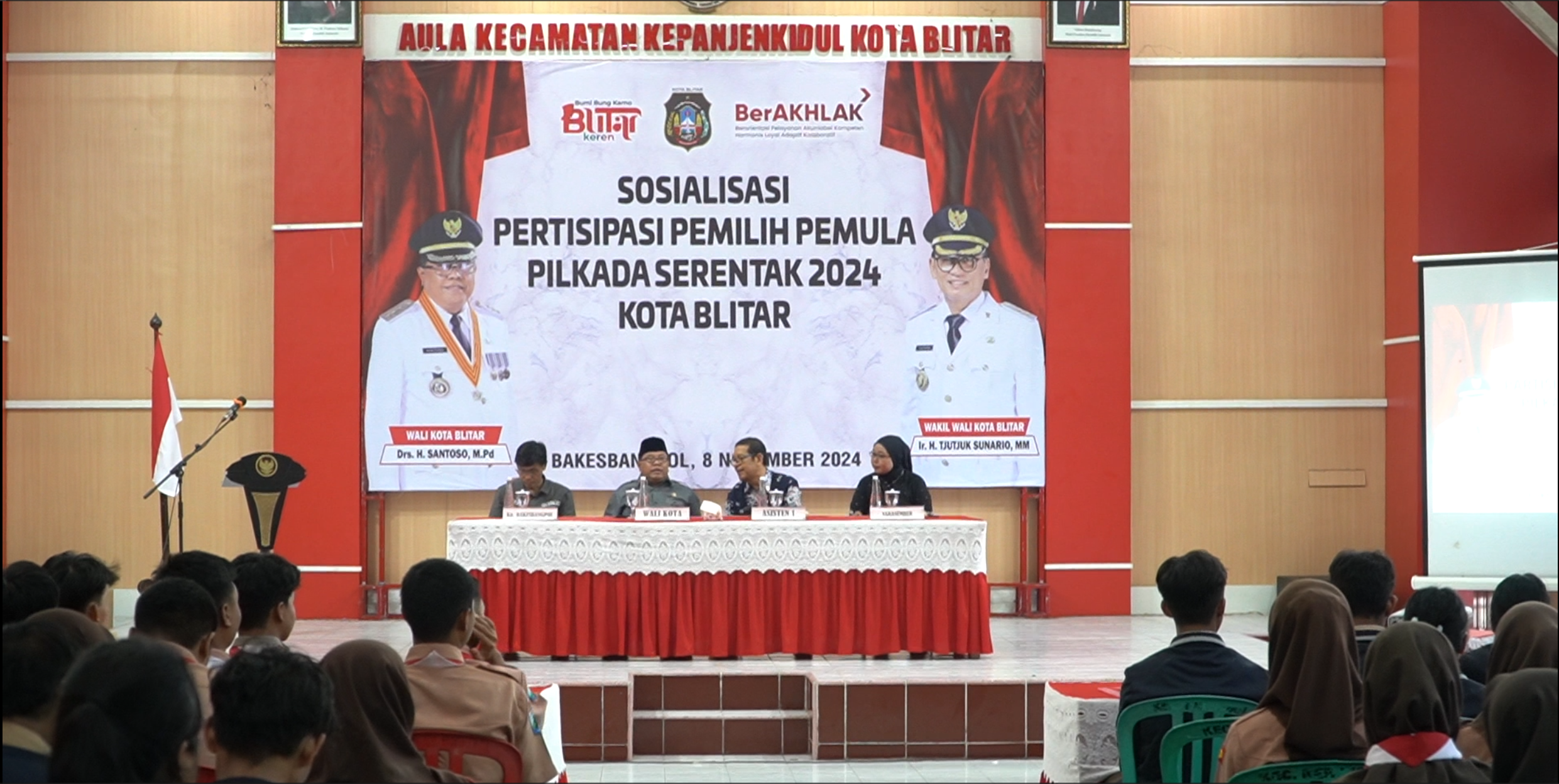 8 November 2024 - sosialisasi partisipasi pemilih pemula dalam pilkada serentak tahun 2024