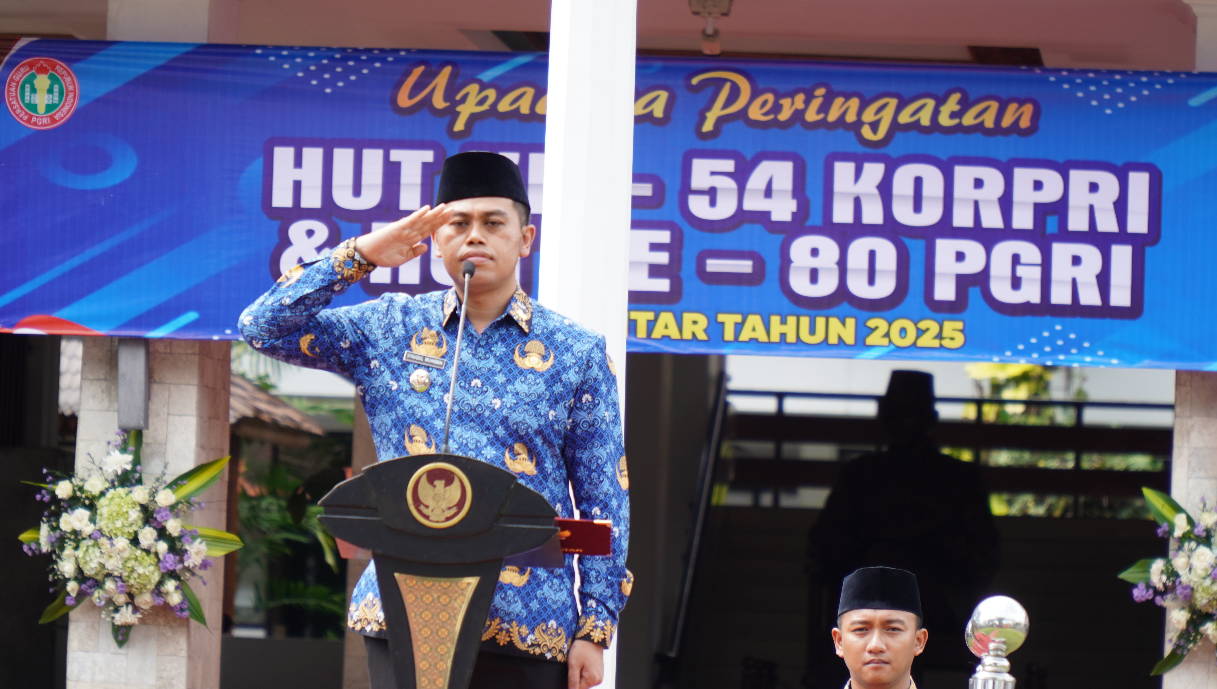 1 Desember 2025 - Upacara Peringatan HUT K-54 KORPRI &amp;amp; HUT K-80 PGRI Pemkot Blitar Tahun 2025