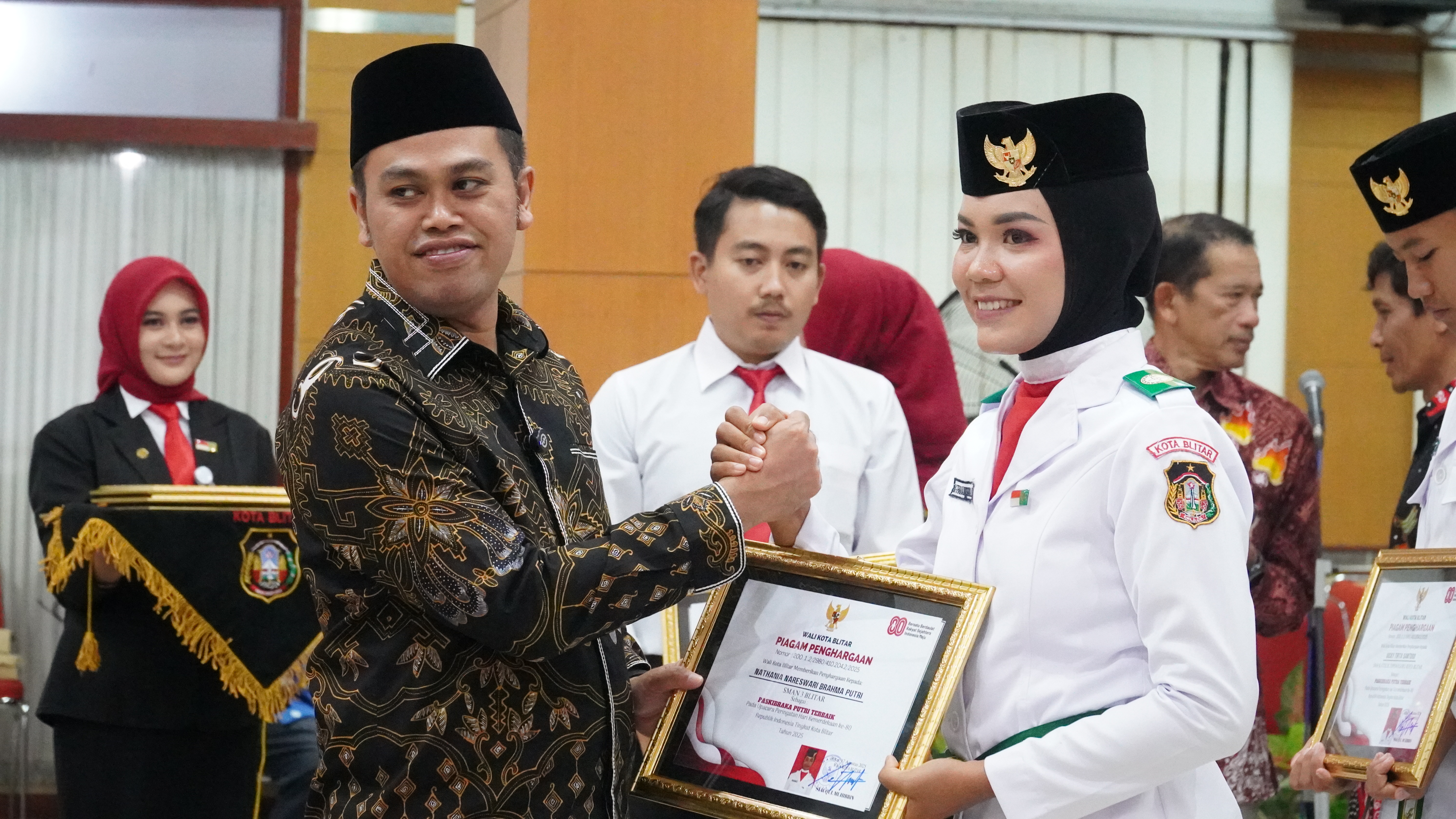 17 Agustus Pelepasan PASKIBRAKA Kota Blitar Tahun 2025