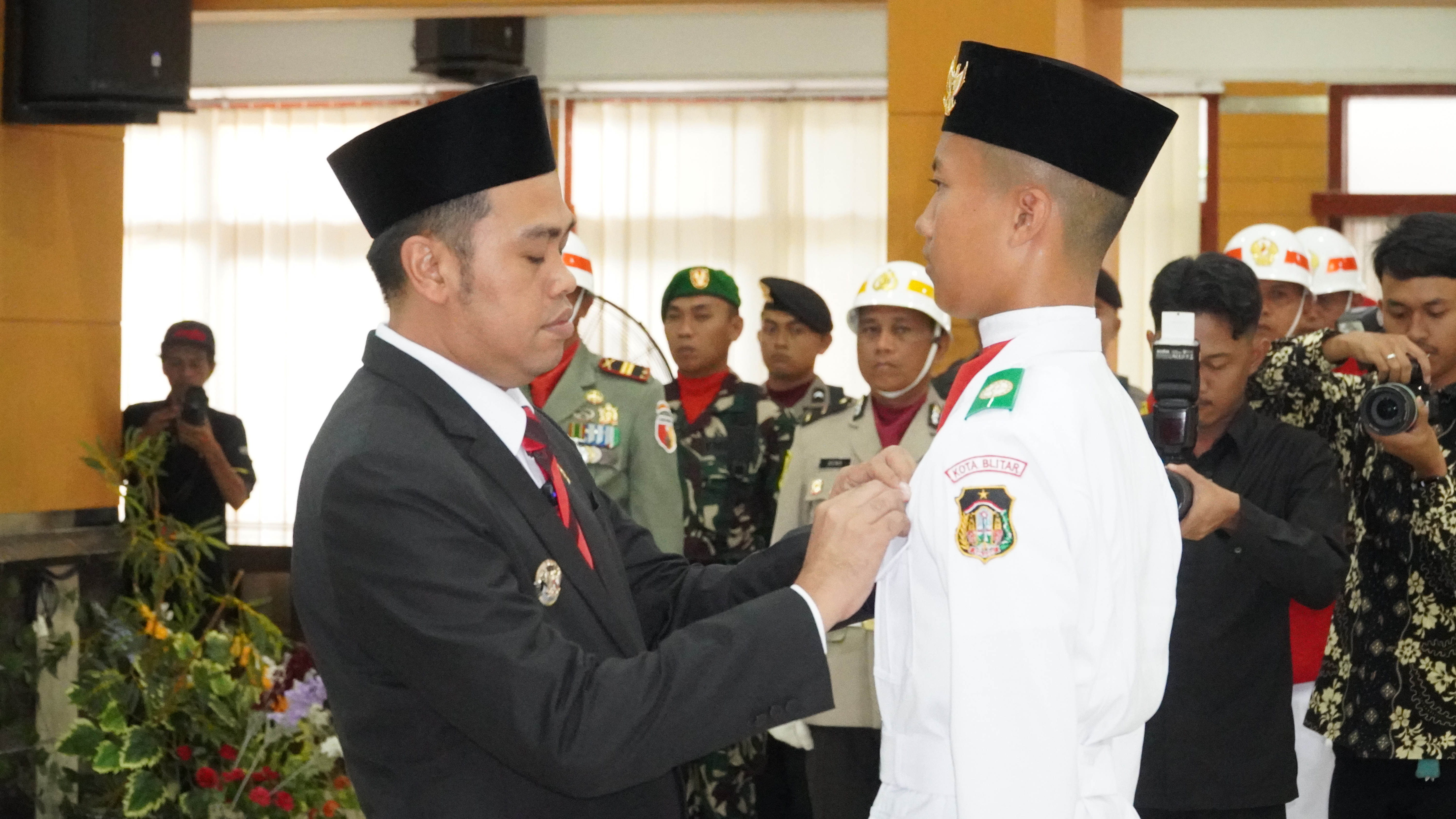 15 Agustus Pengukuhan PASKIBRAKA KOTA BLITAR Tahun 2025
