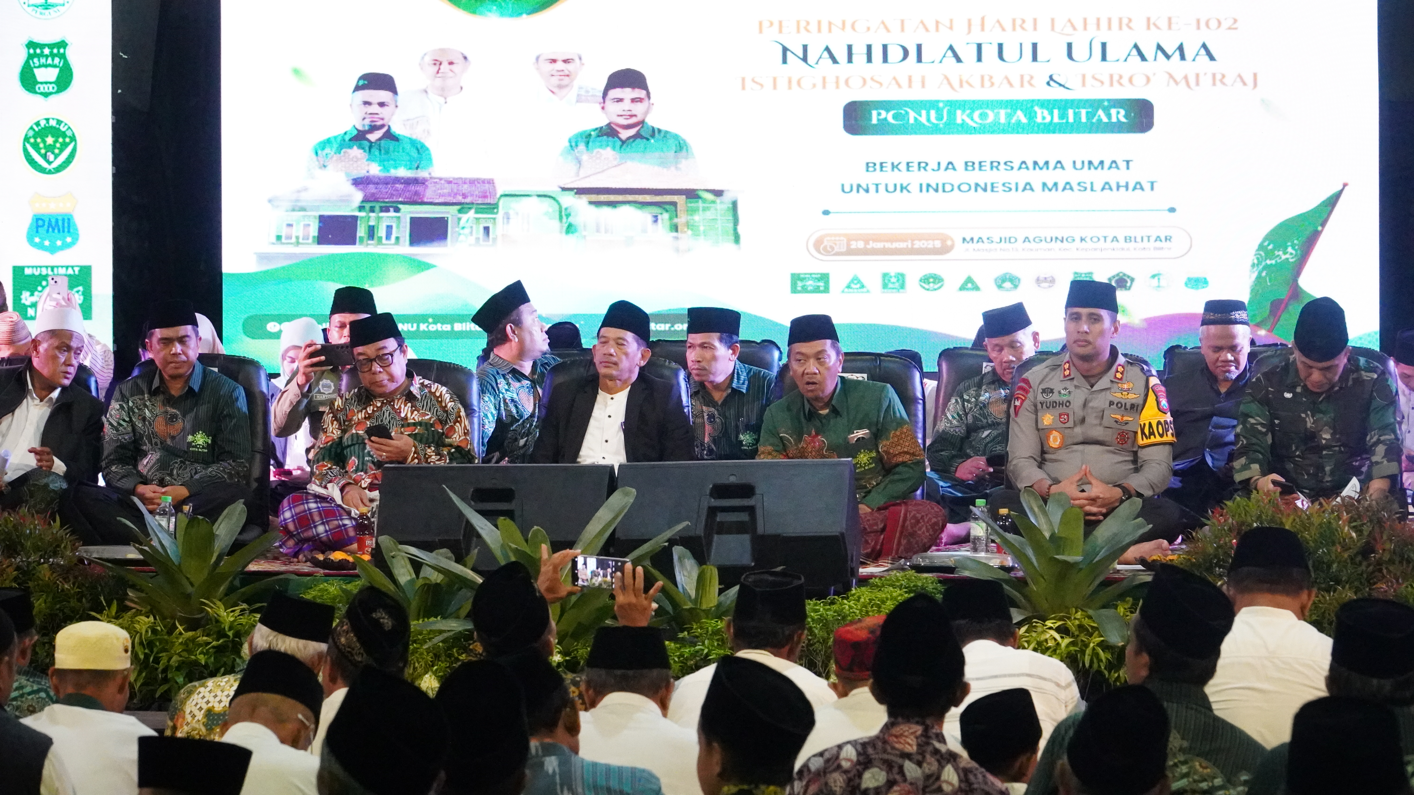 28 Januari 2025 - Resepsi HARLAH NU PCNU Kota Blitar di Masjid Agung