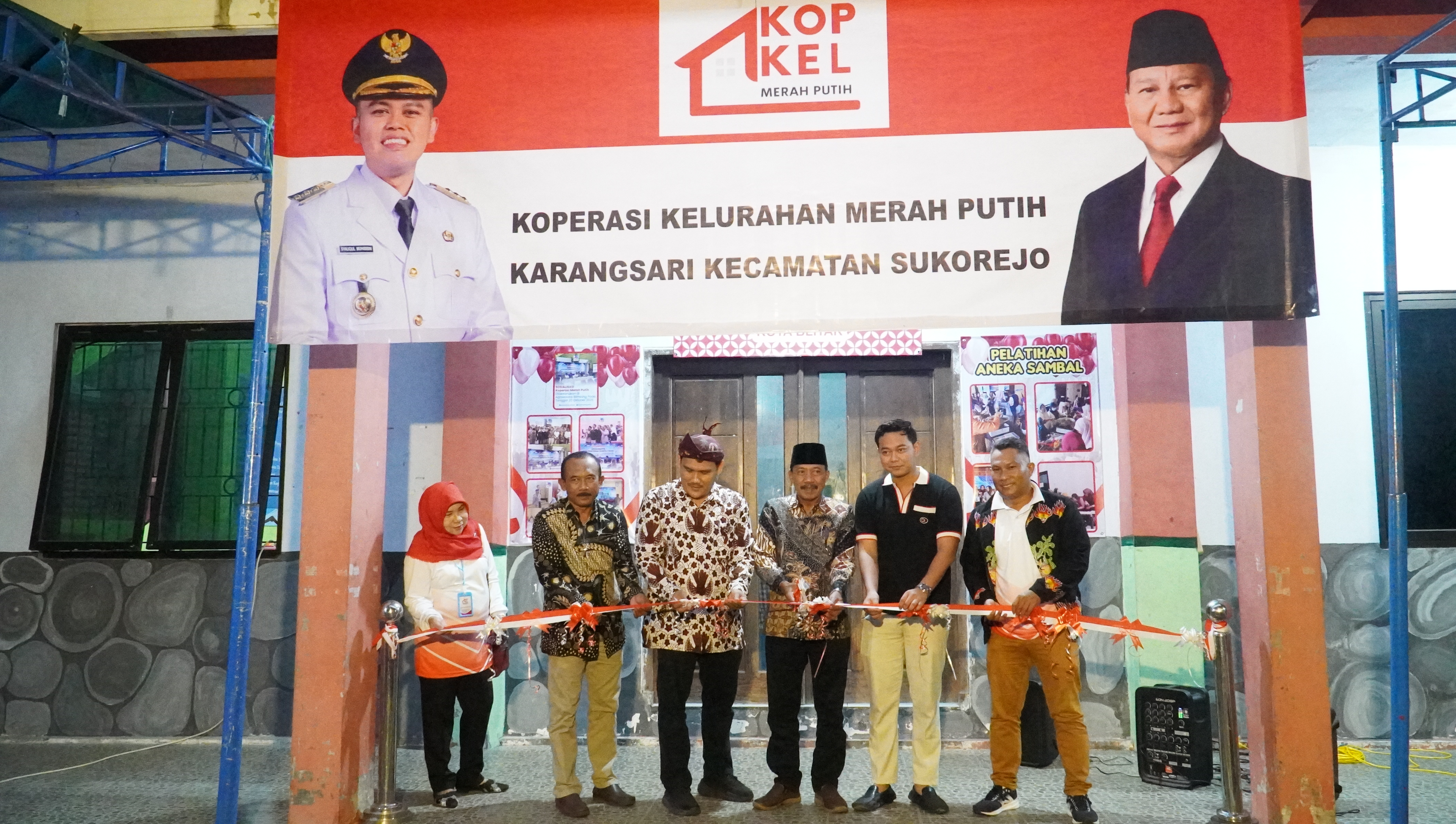 22 November 2025- Launching Koperasi Merah Putih Kel.Karangsari di Gedung Pengolahan Agrowisata Blimbing Jl.Jeruk Karangsari