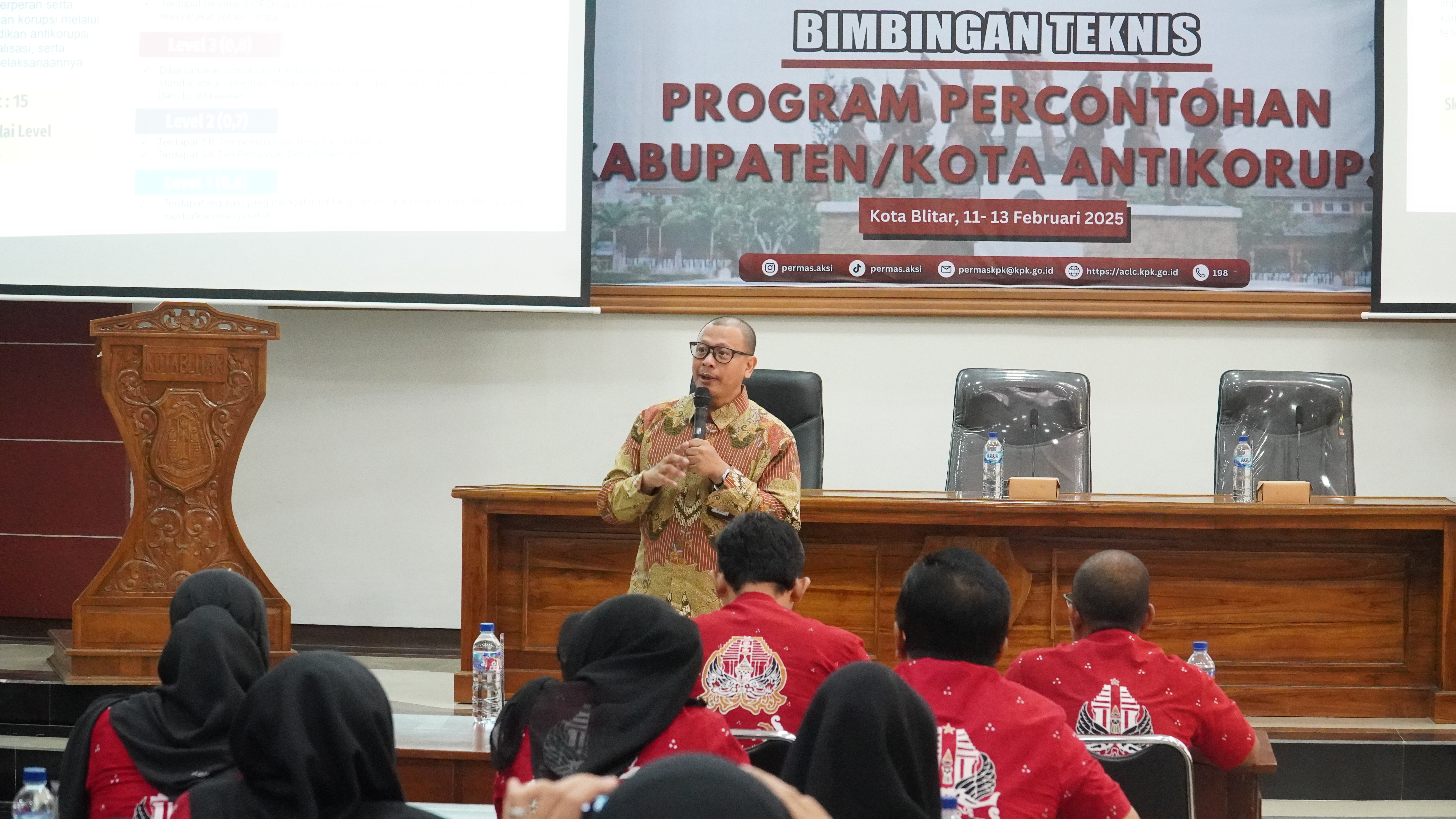 13 Februari 2025 - Bimtek Percontohan Kota Antikorupsi di Ruang Majapahit PUPR ke-3
