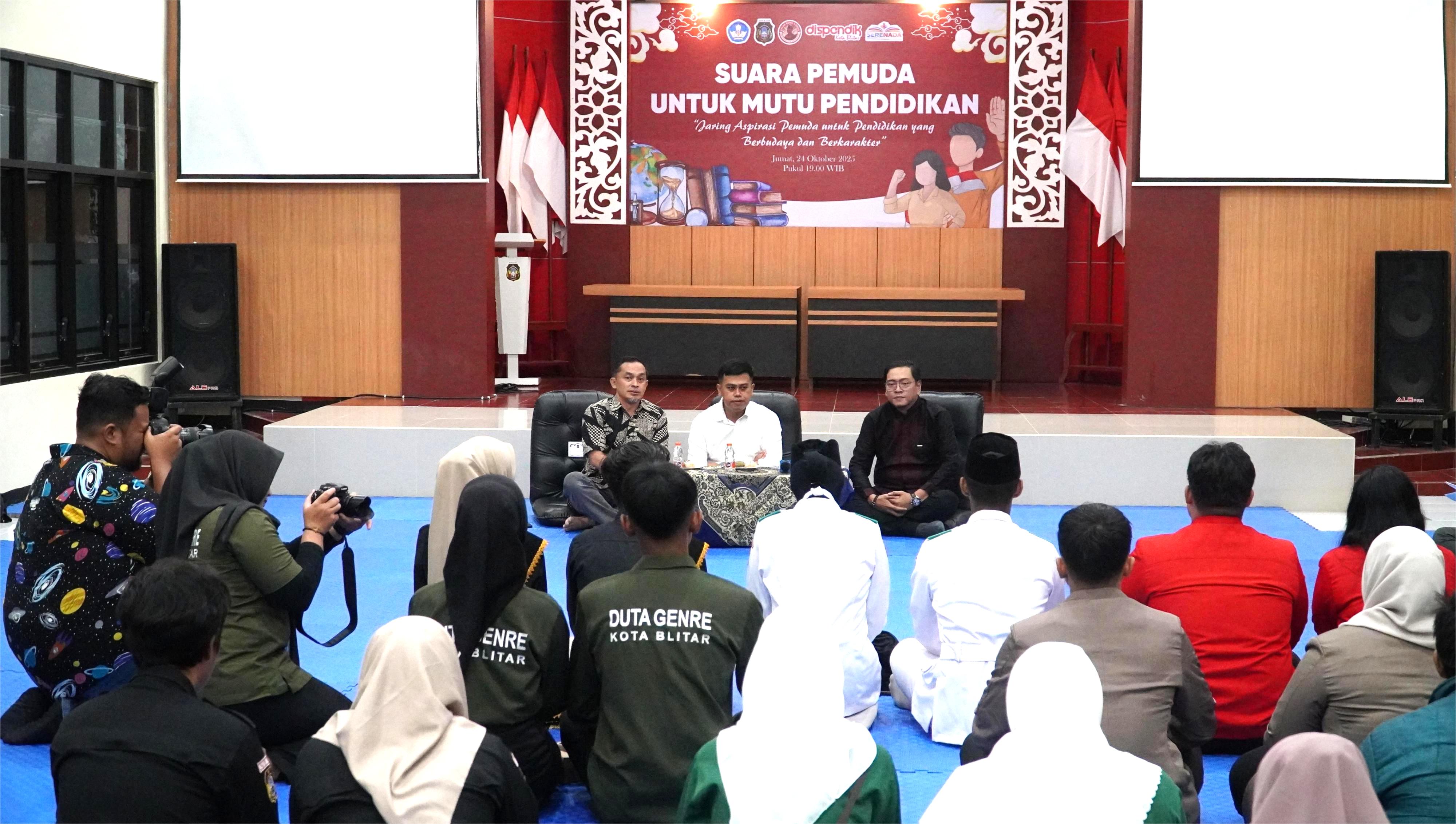 24 Oktober 2025 - Jaring Aspirasi Pemuda untuk Pendidikan Berbudaya dan Berkarakter di Aula Dispendik
