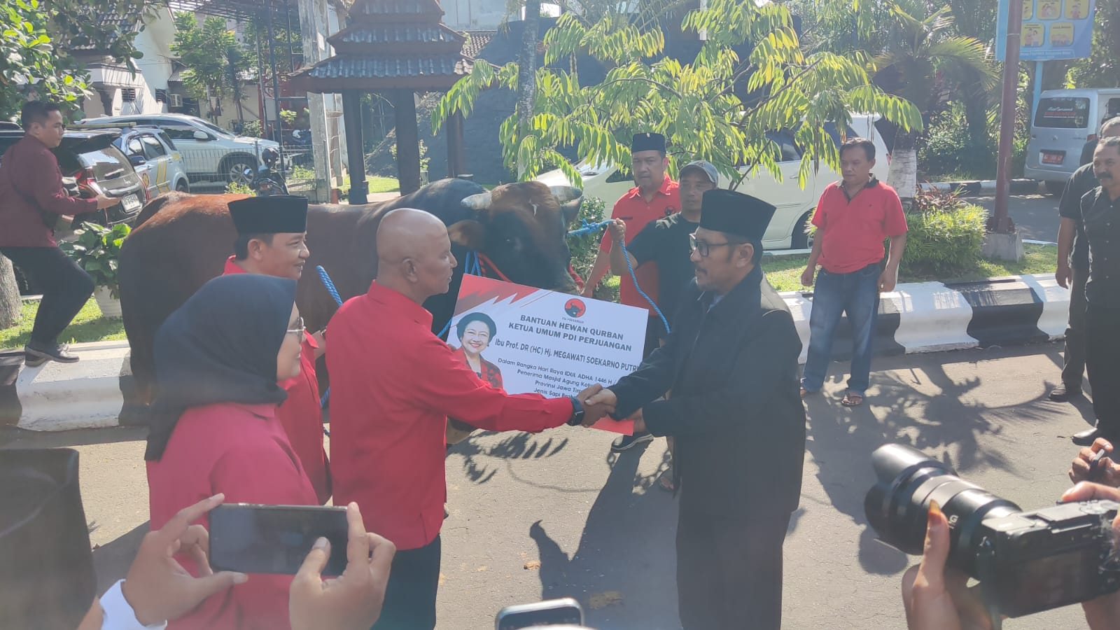 6 Juni 2025 - Penyerahan Hewan Kurban Ibu Megawati S.P