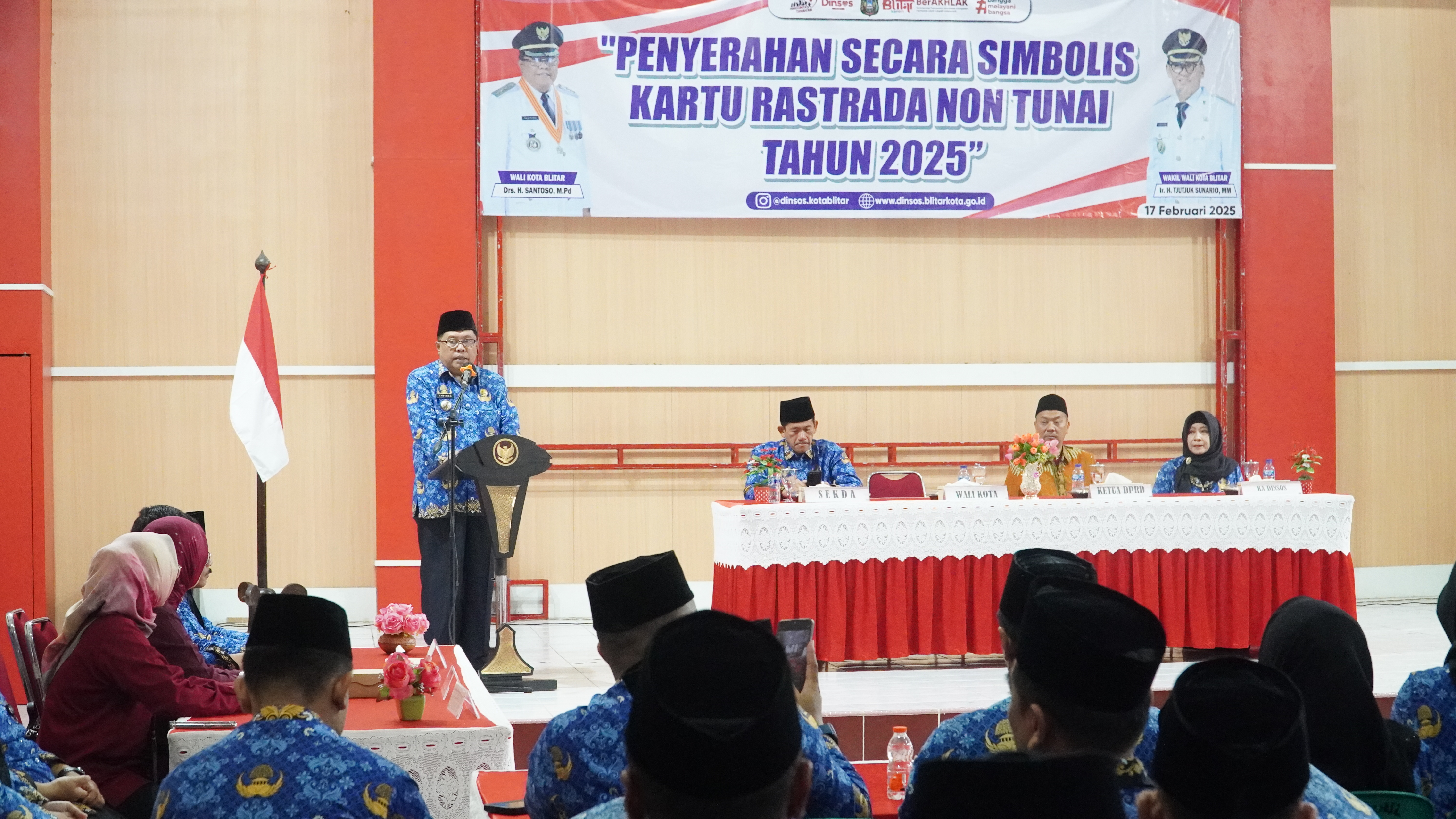 17 Februari 2025 - Penyerahan Simbolis KARTU RASTRADANON TUNAI Tahun 2025