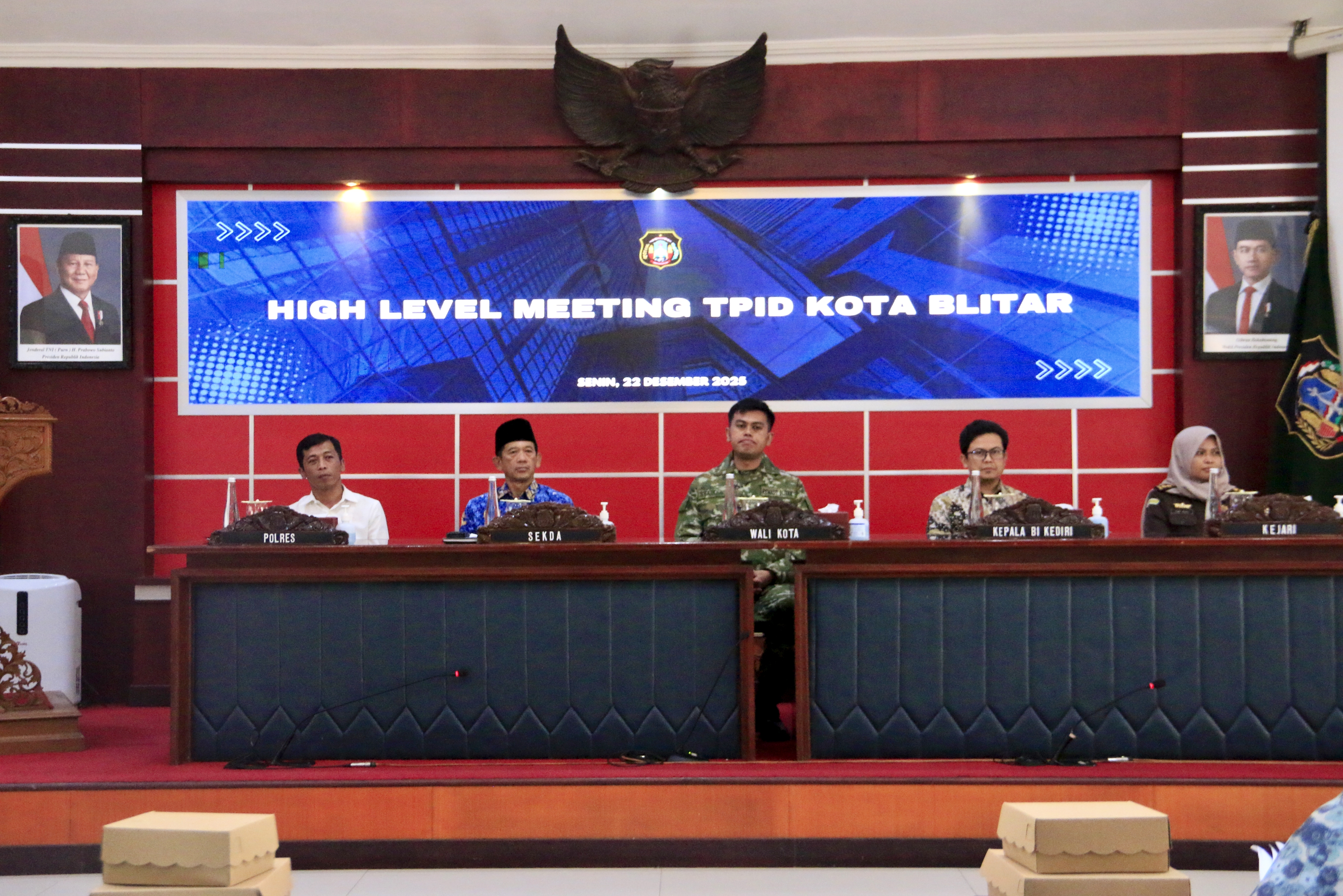 22 Desember 2025- High Level Meeting TPID Kota Blitar