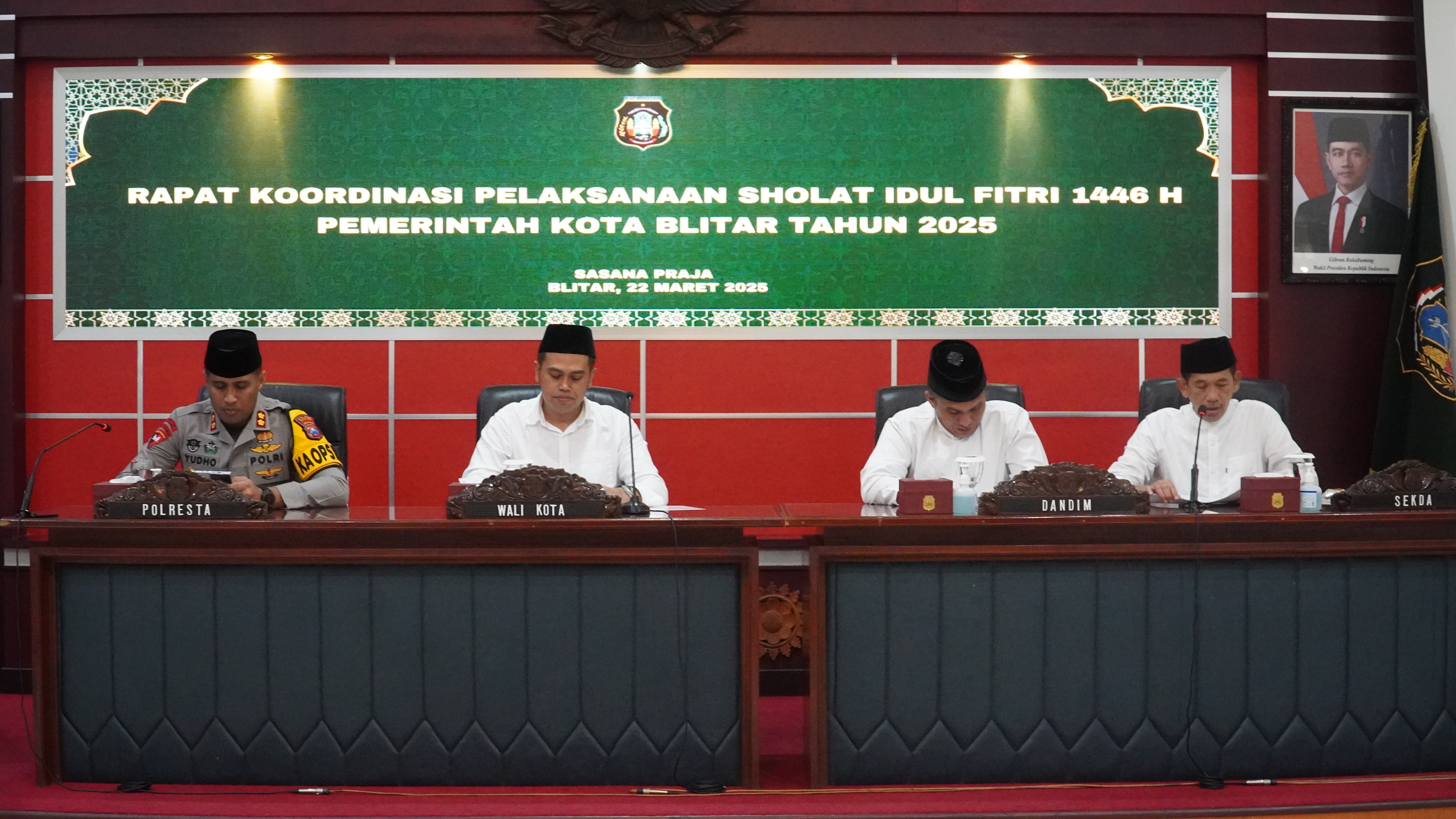 22 Maret 2025 - Rakor Pelaksanaan SHOLAT IDUL FITRI  1SYAWAL 1446 H