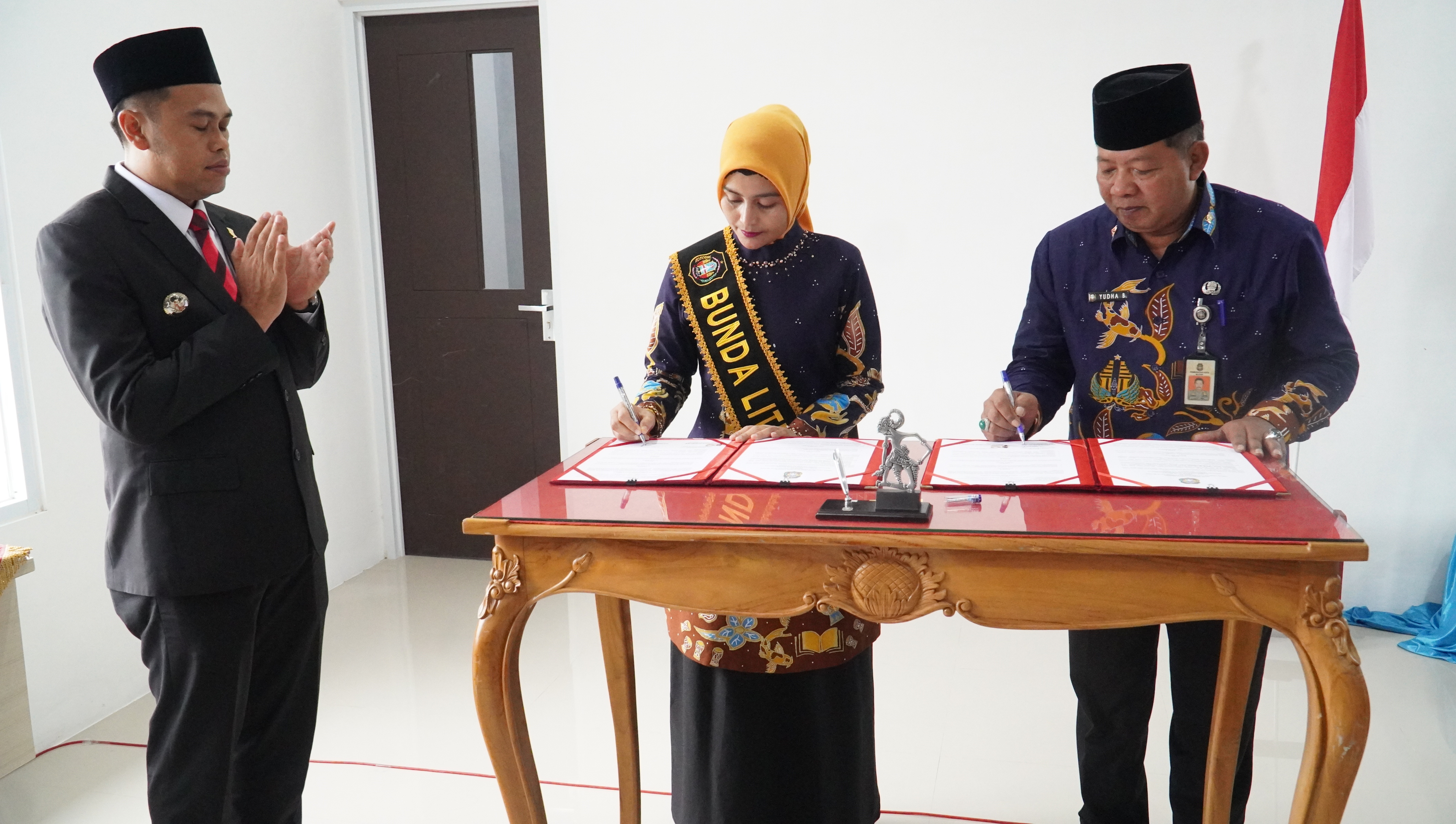 28 Oktober 2025 - Pengukuhan BUNDA LITERASI di Aula Prada Wisesa Dispursip