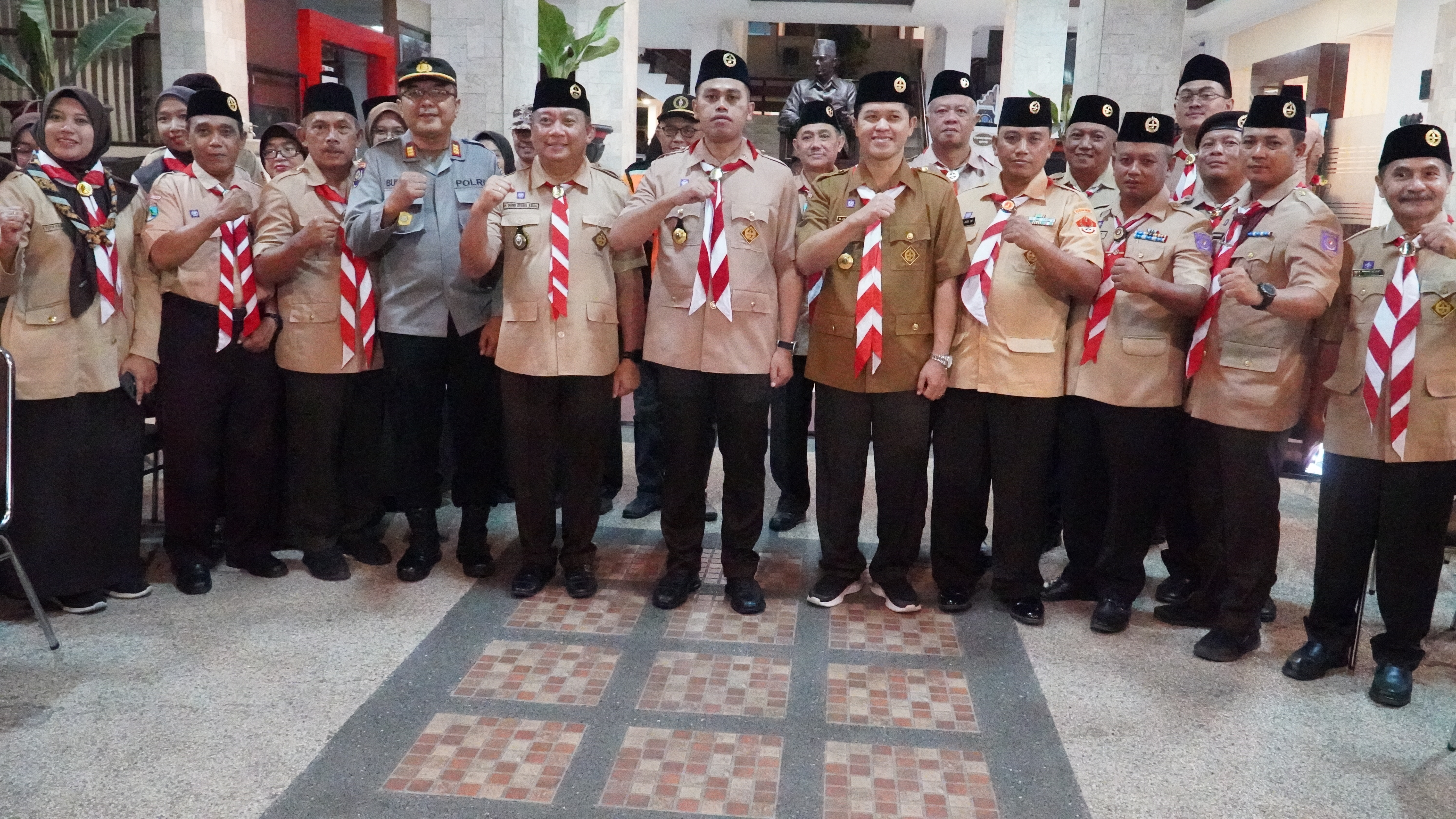 1 Agustus 2025-Pemberangkatan Kirab Pandu Praja Patria KE-XIX Tahun 2025 se-Blitar Raya Open