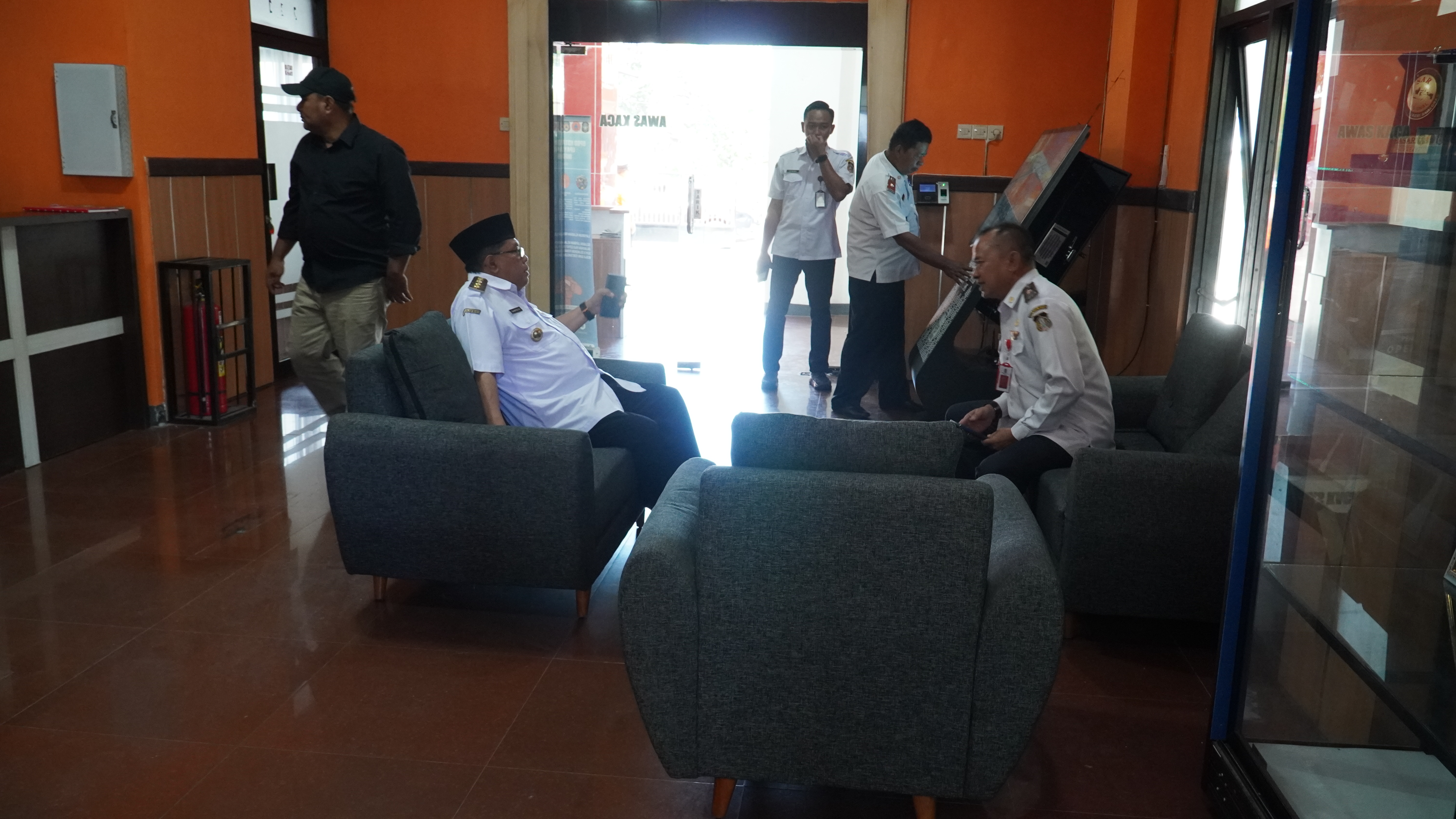 5 Februari 2025 -  Peninjauan Kantor BPBD di Jl, Veteran