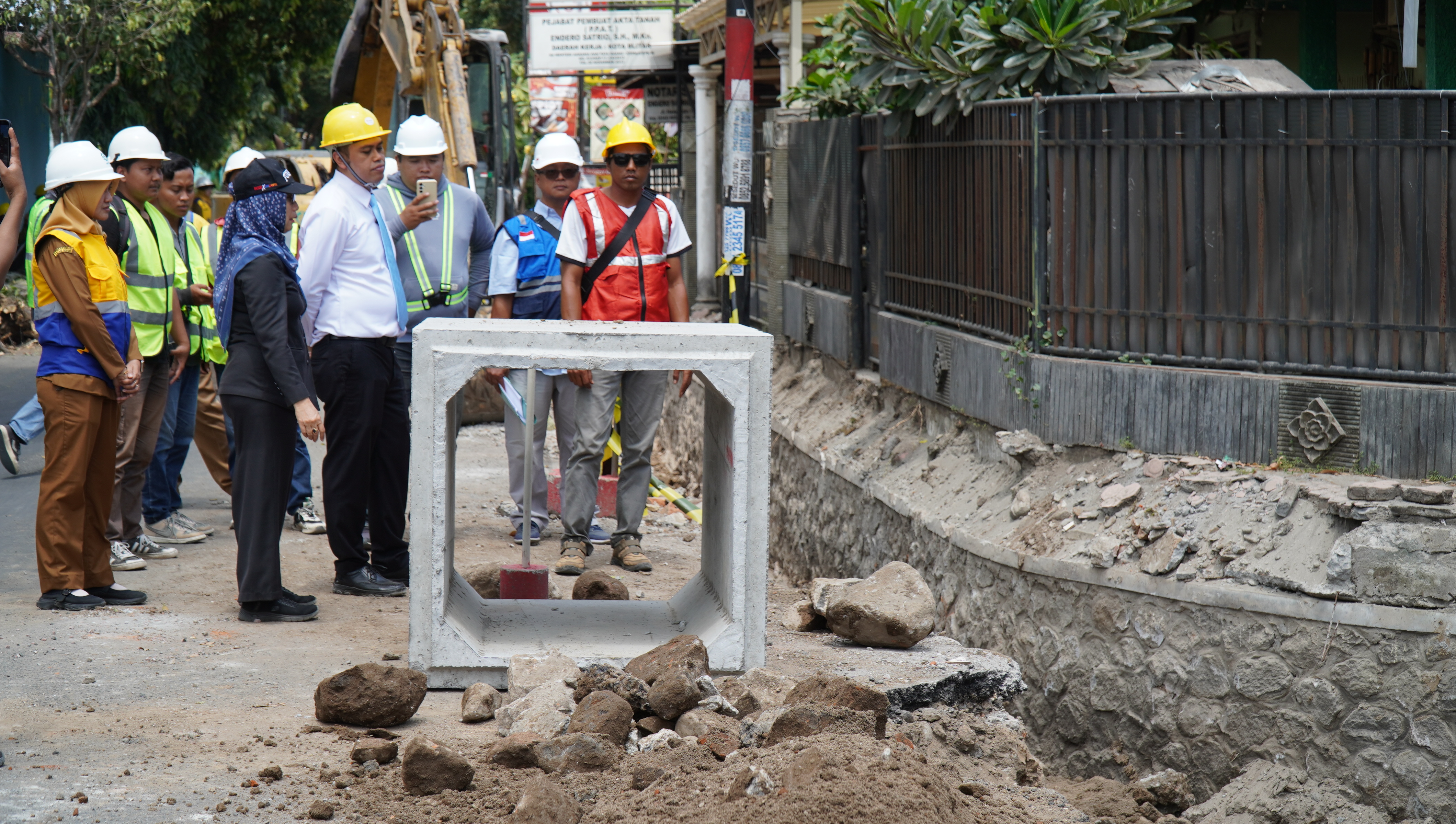 7 September - 2026 Monitoring Proyek Pembanguna Saluran Air di Jl.Hasanudin