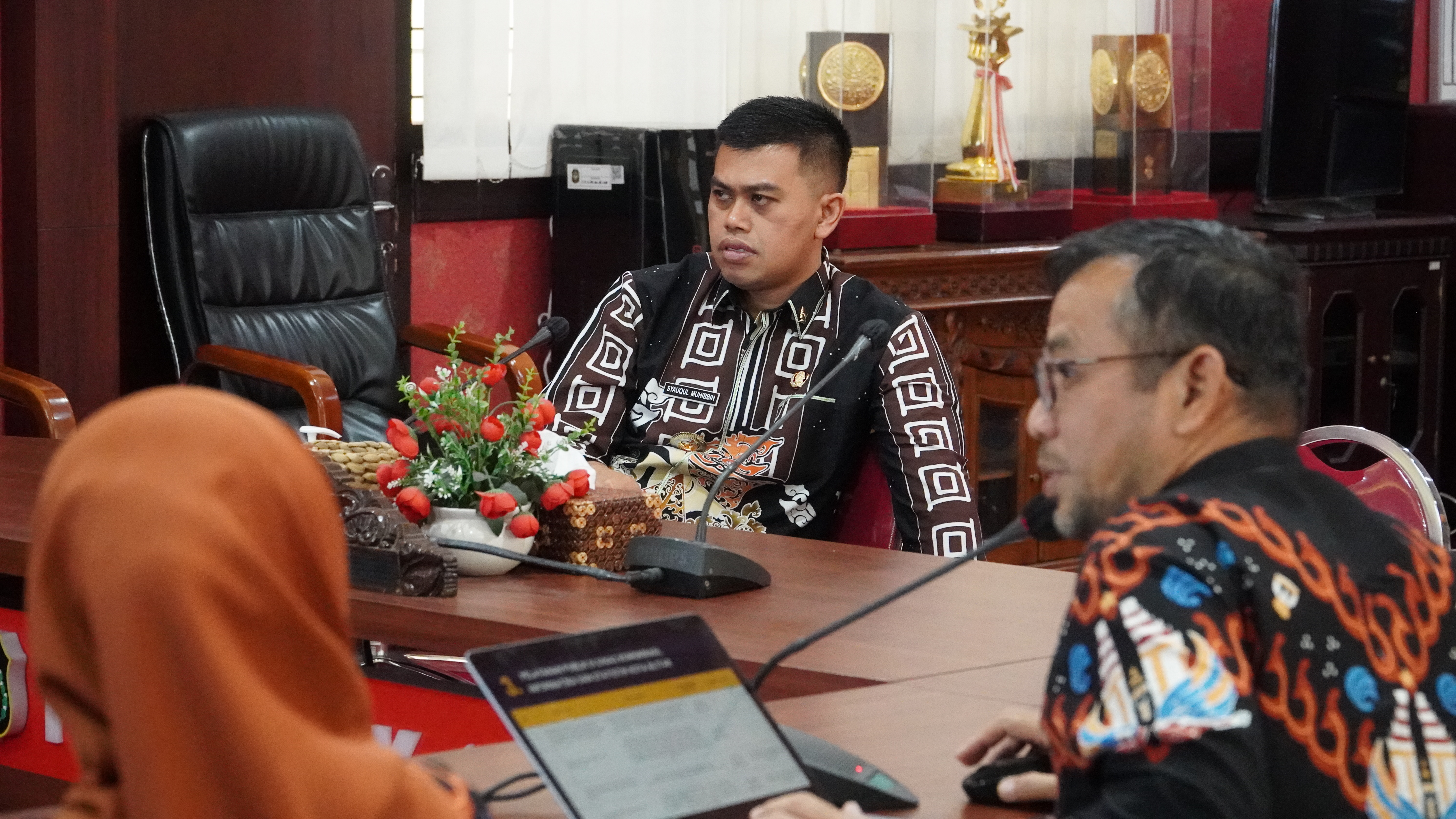 7 Maret 2025 - Presentasi Program &amp;amp; Kegiatan DISKOMINFOTIK di ruang kerja Walikota Blitar