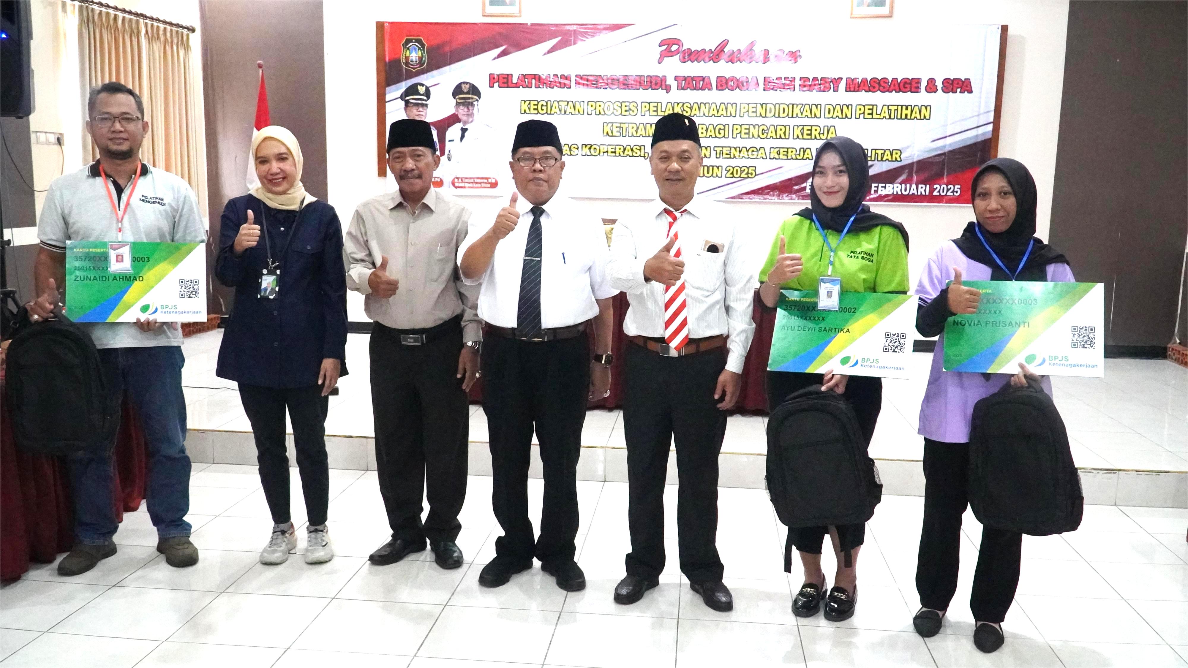 18 Februari 2025 - Pembukaan Pelatihan Menegemudi, Baby Massage, Tata Boga DINKOP dan TENAGA kERJA di Aula PKPRI