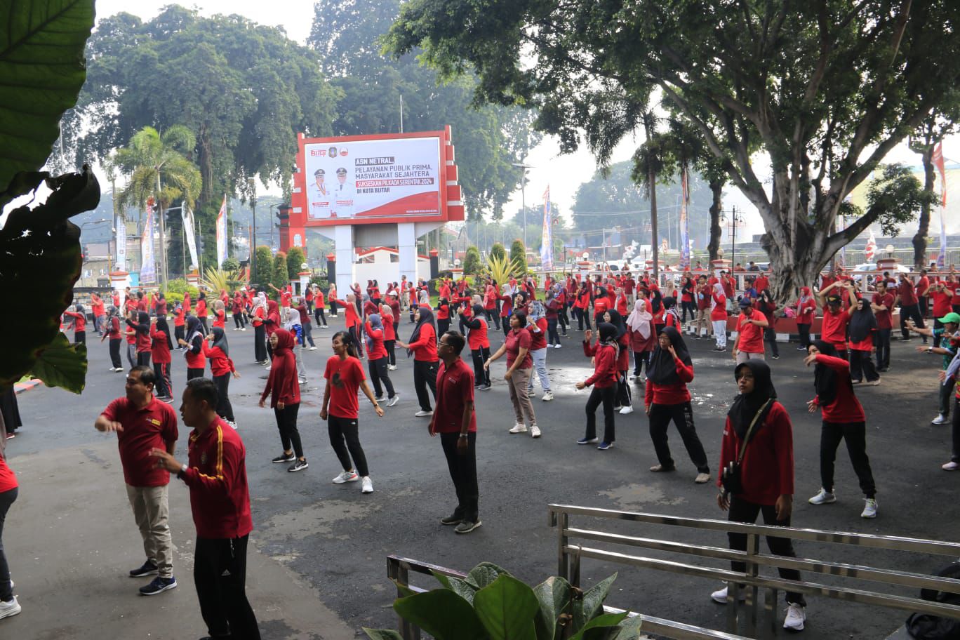 22 November 2024 - Senam Pagi ASN Pemkot Blitar