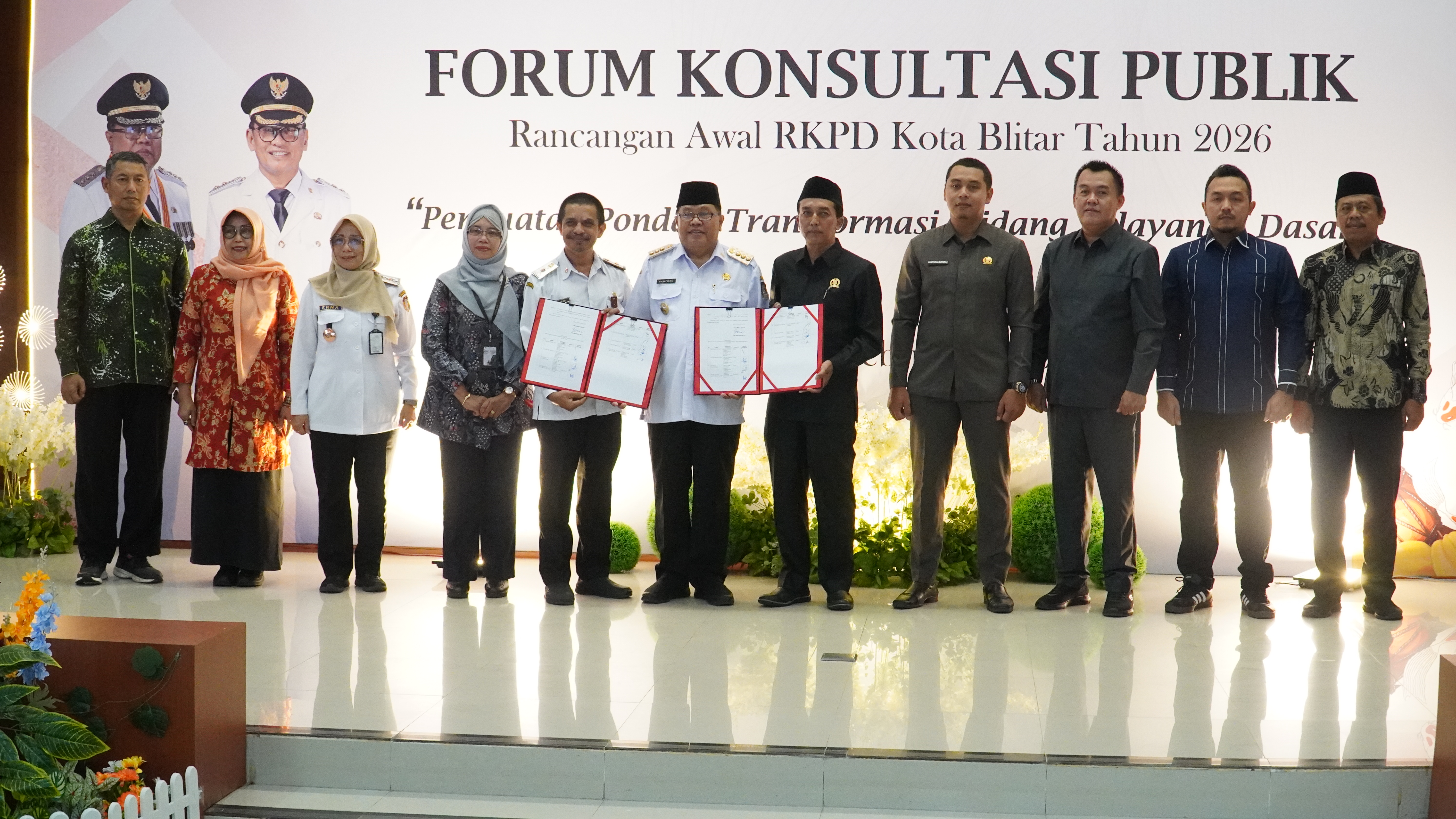 5 Februari 2025 - Pembukaan Forum Konsultasi Publik (FKP) Rancangan Awal RKPD Kota Blitar Tahun 2026