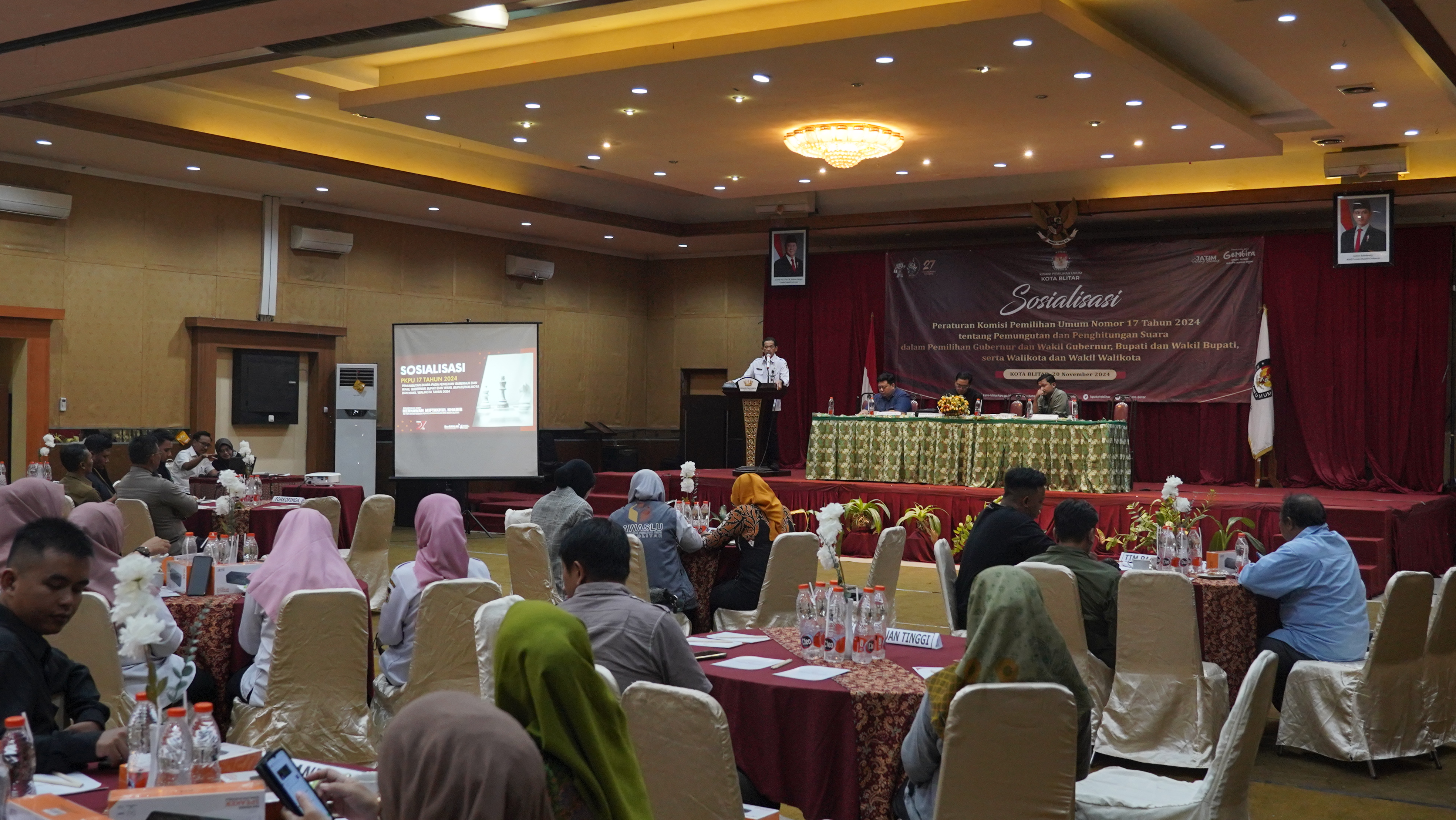 20 November 2024 - Sosialisasi Peraturan KPU di Grand Mansion Hotel