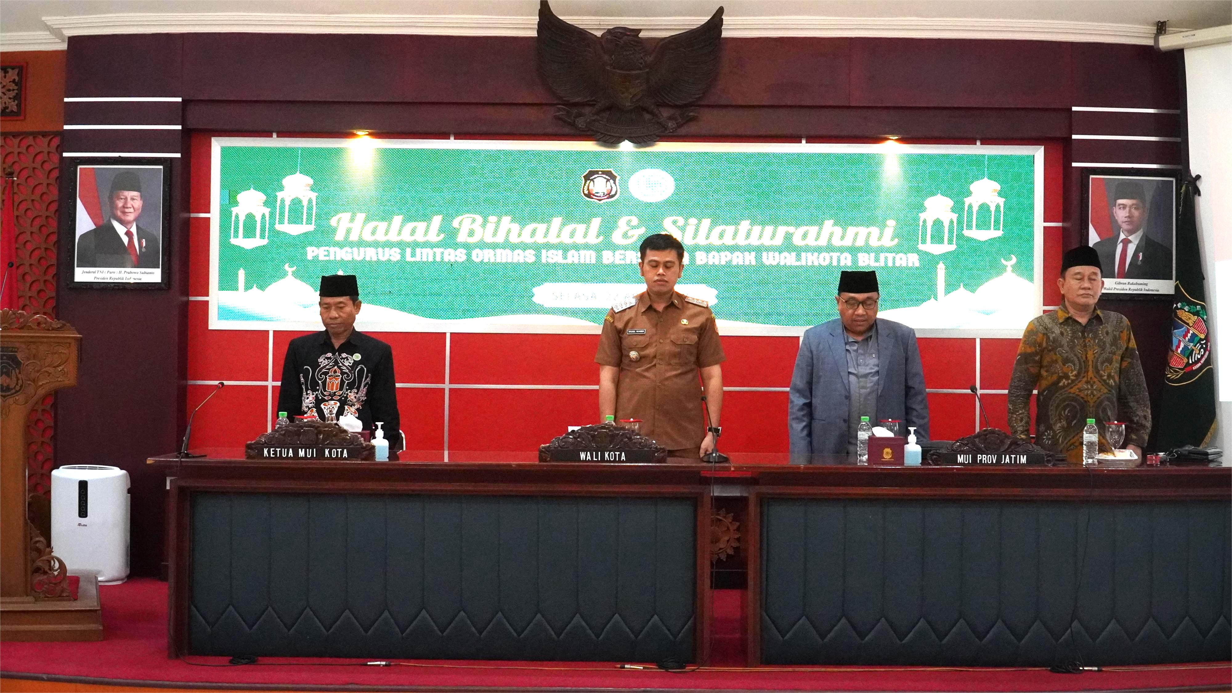 22 April 2025 - Halal Bihalal dan Silaturahmi Pengurus Lintas Ormas Islam Bersama Wali kota Blitar