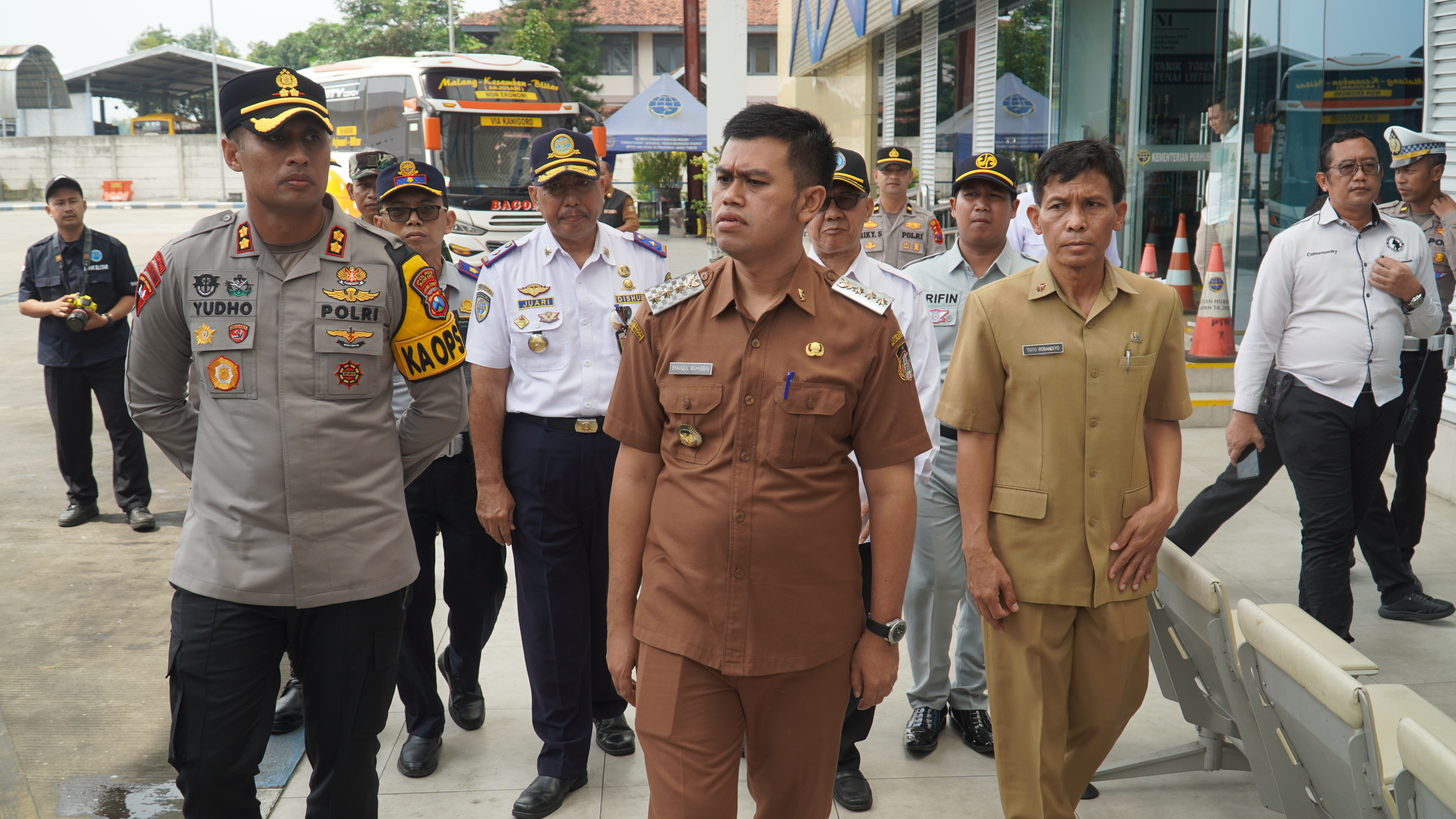 Ramp Cek Pemeriksaan Urine &amp;amp;amp;amp; Angkutan Umum di Terminal Tipe A Patria Blitar