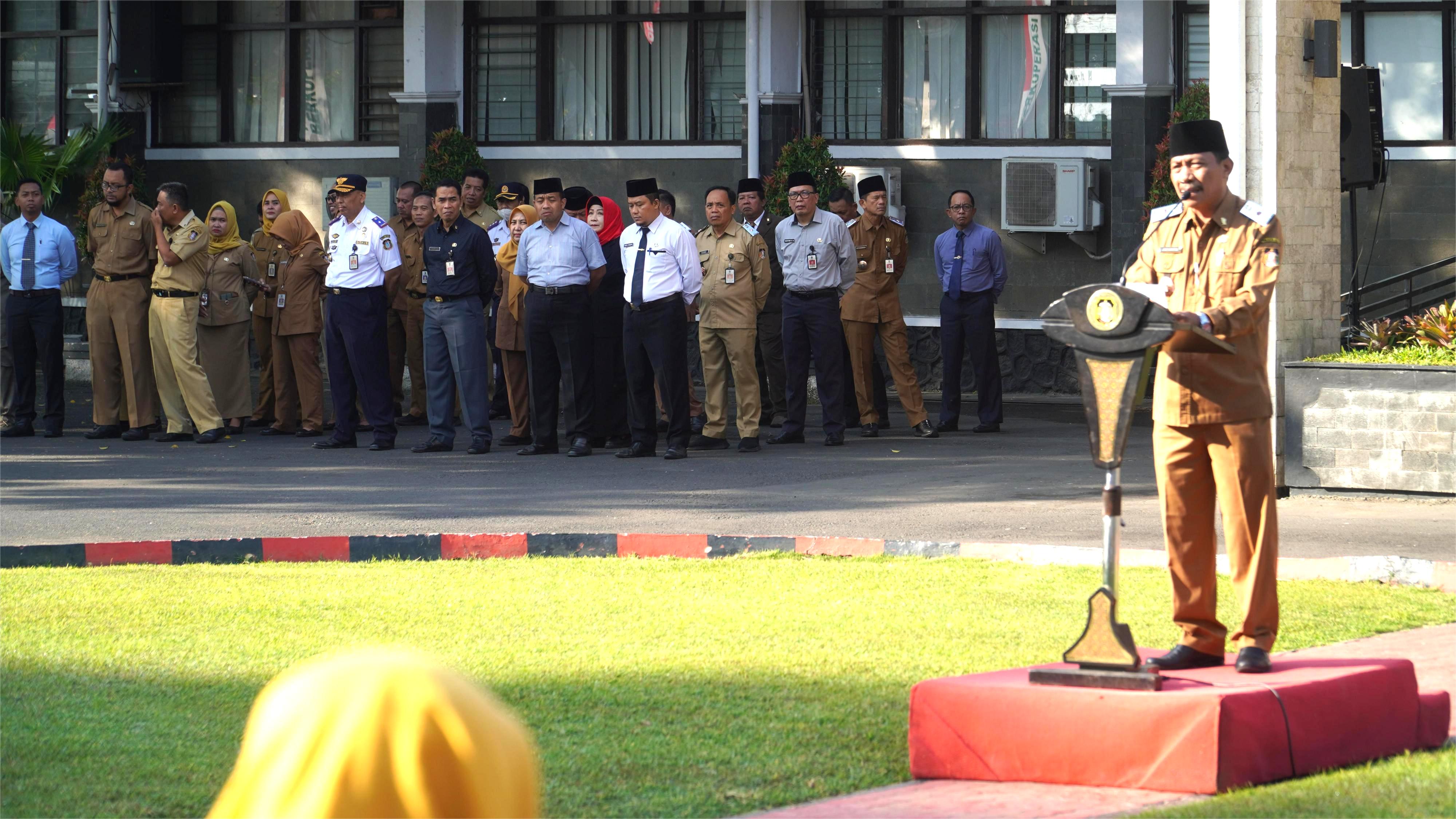 26 Juli 2025- Apel Gabungan ASN Pemerintahan Kota Blitar Dinas Koperasi &amp;amp; Kecamatan Sananwetan
