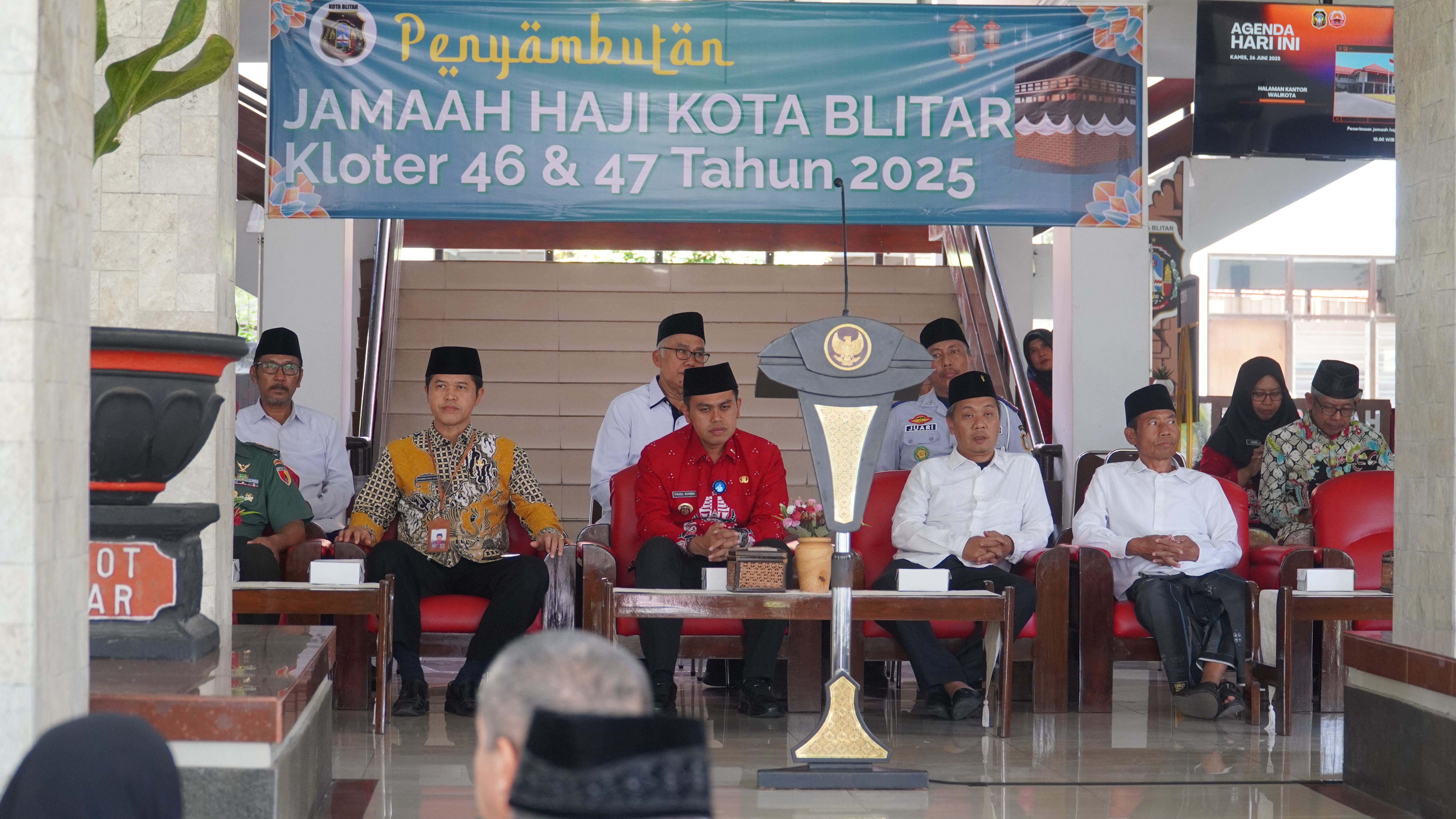 26 Juni 2025 - Penyambutan Jamaah Haji Kota Blitar Kloter 47