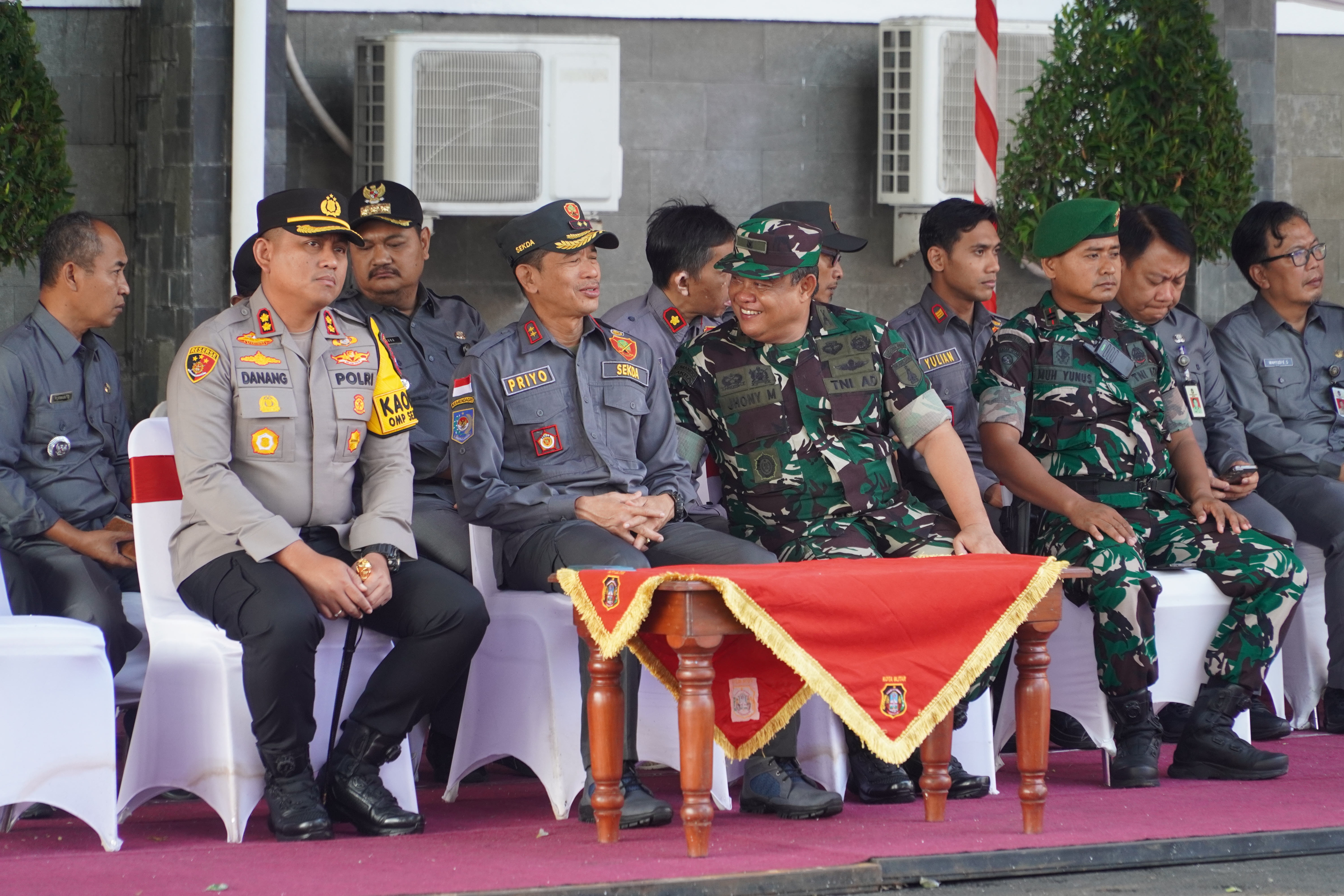 19 November 2024 - Apel Gelar Pasukan Kesiapsiagaan Satlinmas Kota Blitar Tahun 2024