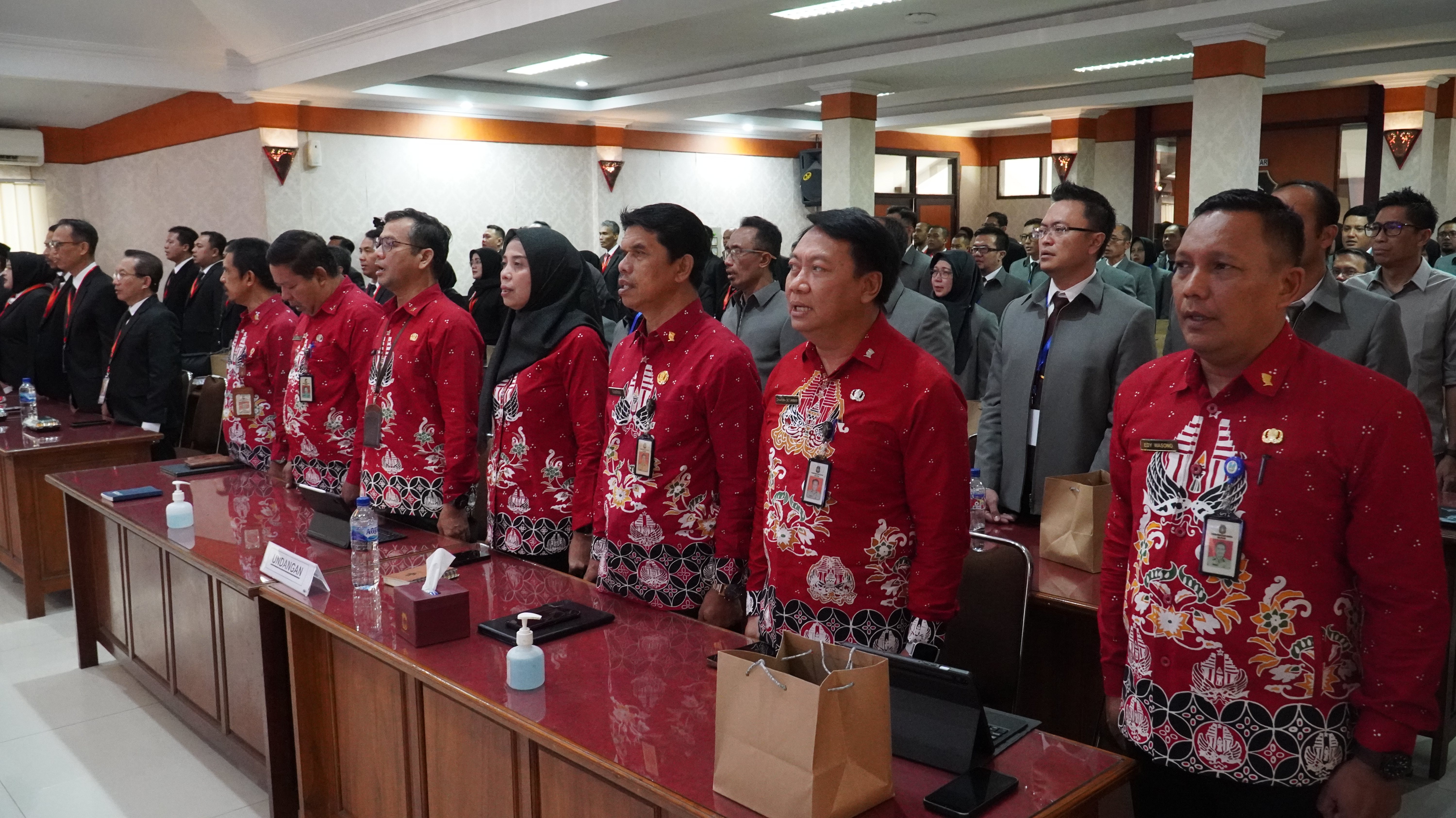 24 April 2025 - Penerimaan Studi Lapangan Pelatihan Kepemimpinan Administrator  (PKA) Angkatan II &amp;amp; III Tahun 2025 di Ruang Sasana Praja
